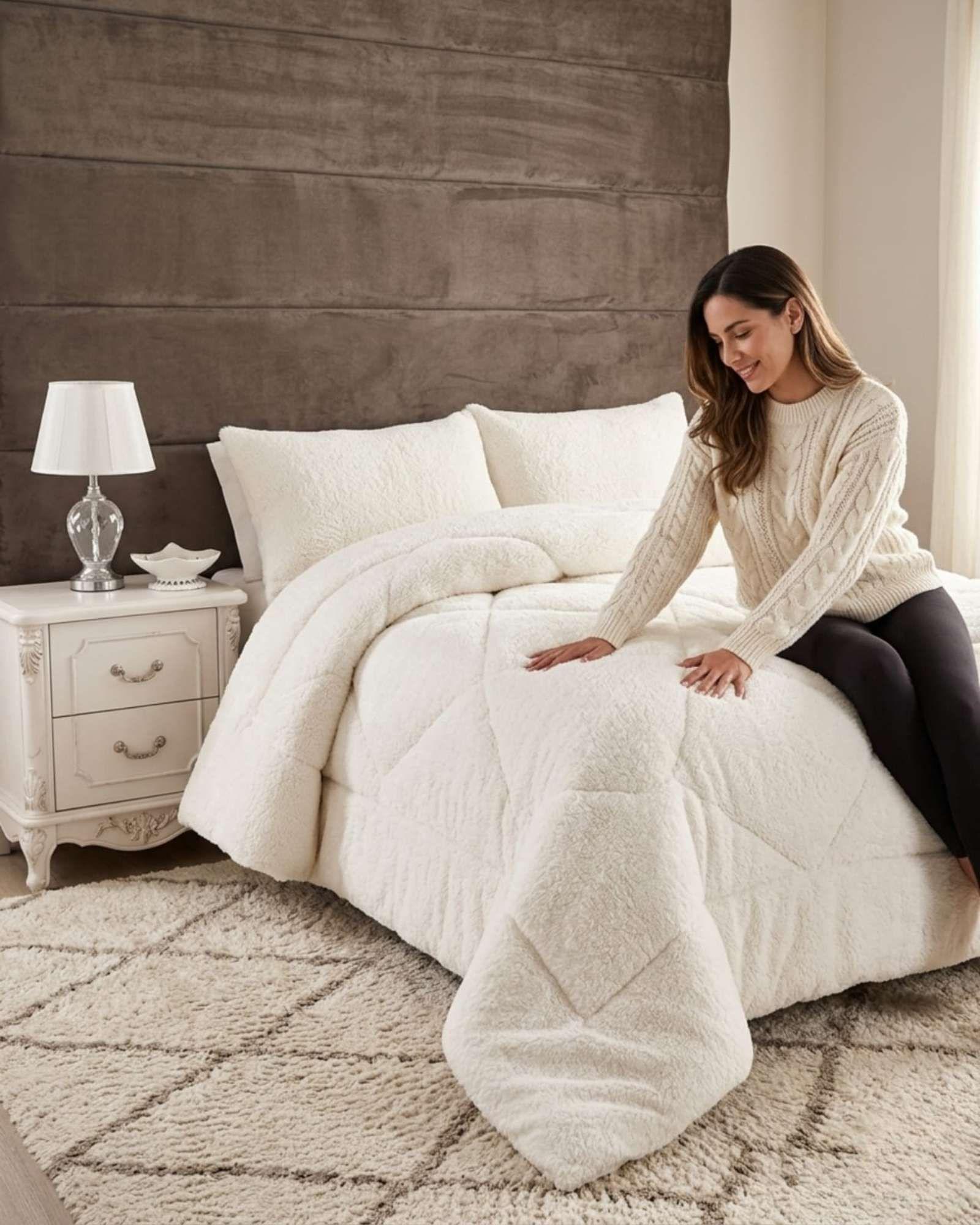 Cubrecama King / Super King Plush con Chiporro Térmico A16-3