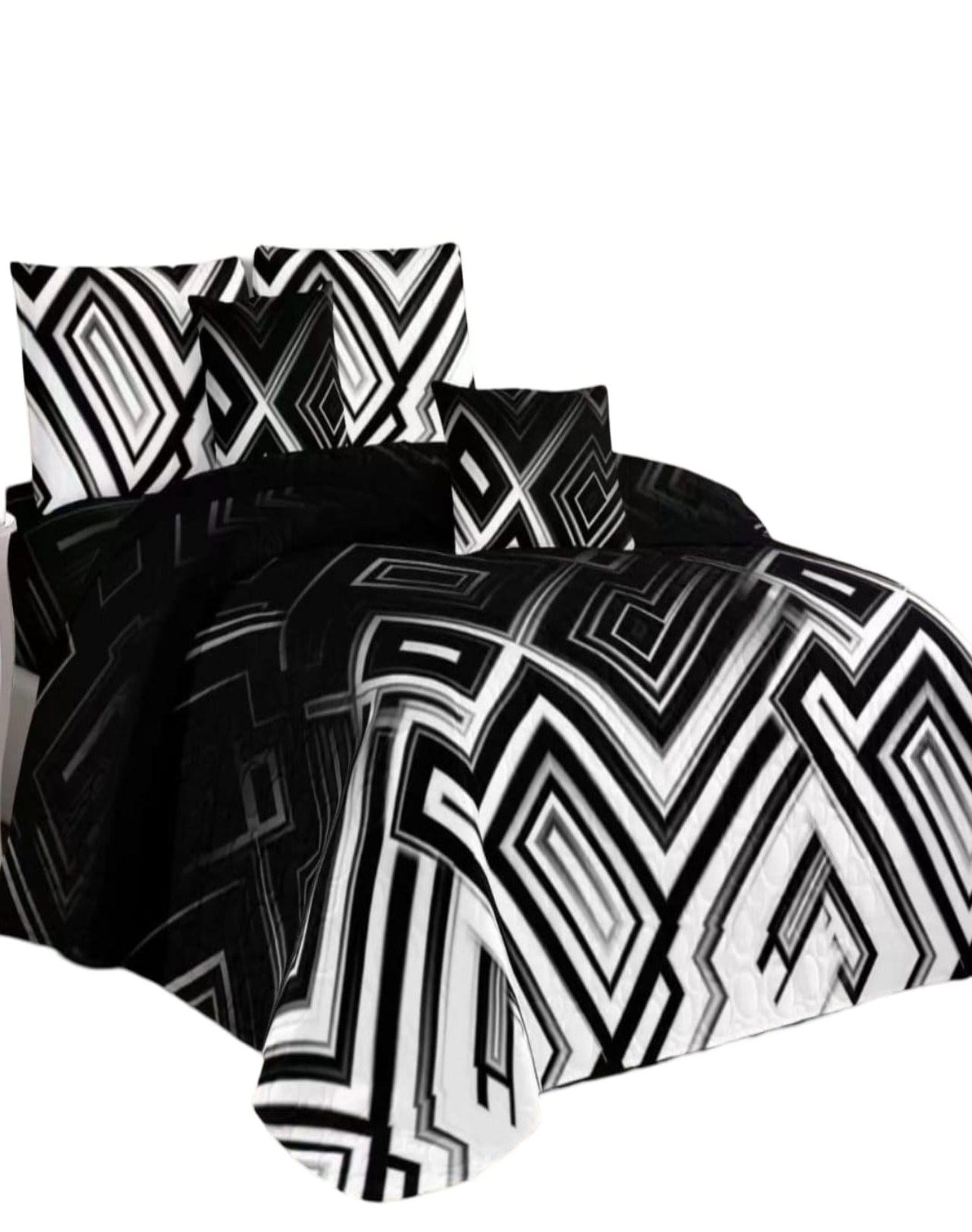 Cubrecama Quilt Diseño 2 Plazas - Primavera Verano A12-0