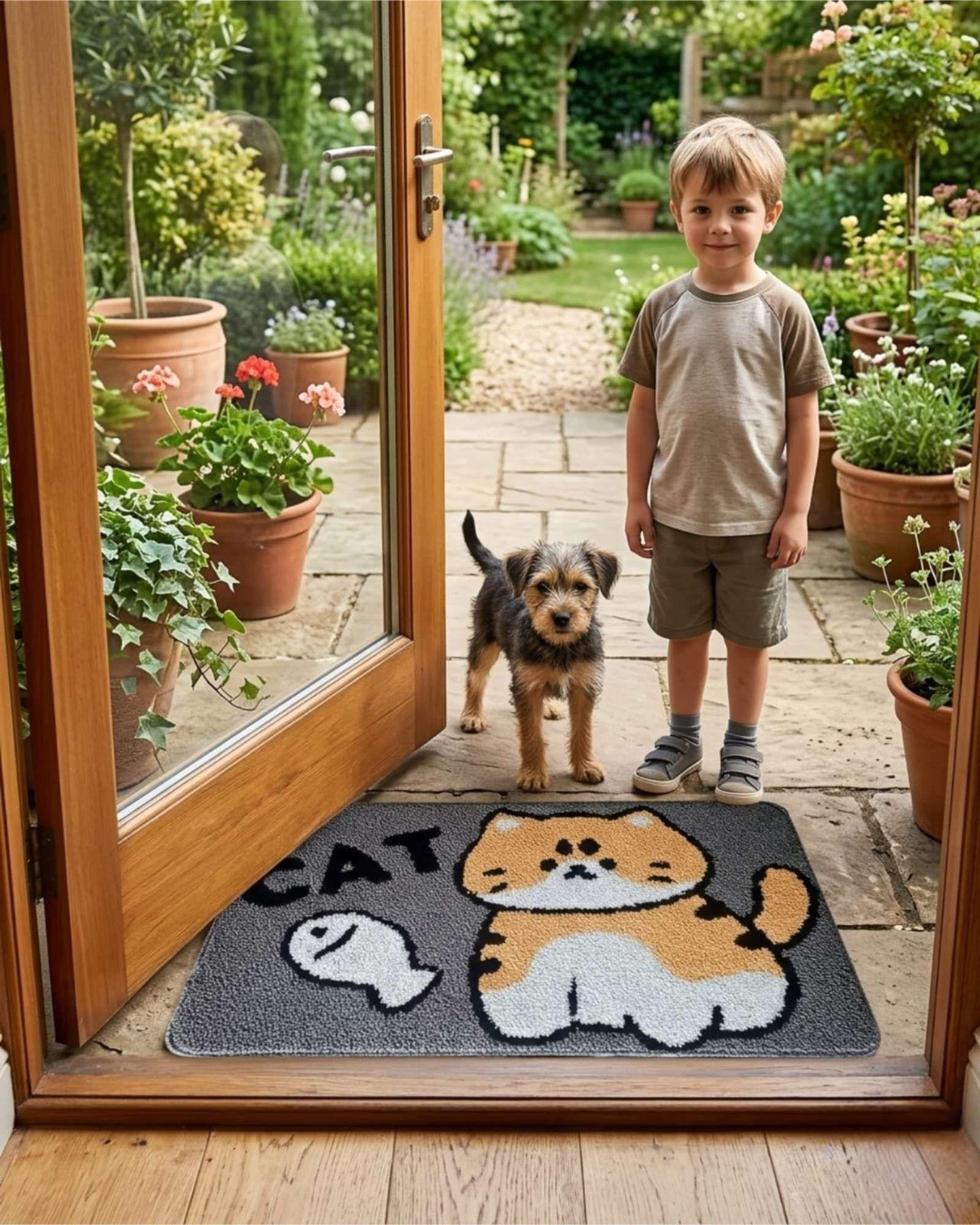 Juego De 2 Alfombras Decorativas Multiuso Para Hogar 01-4