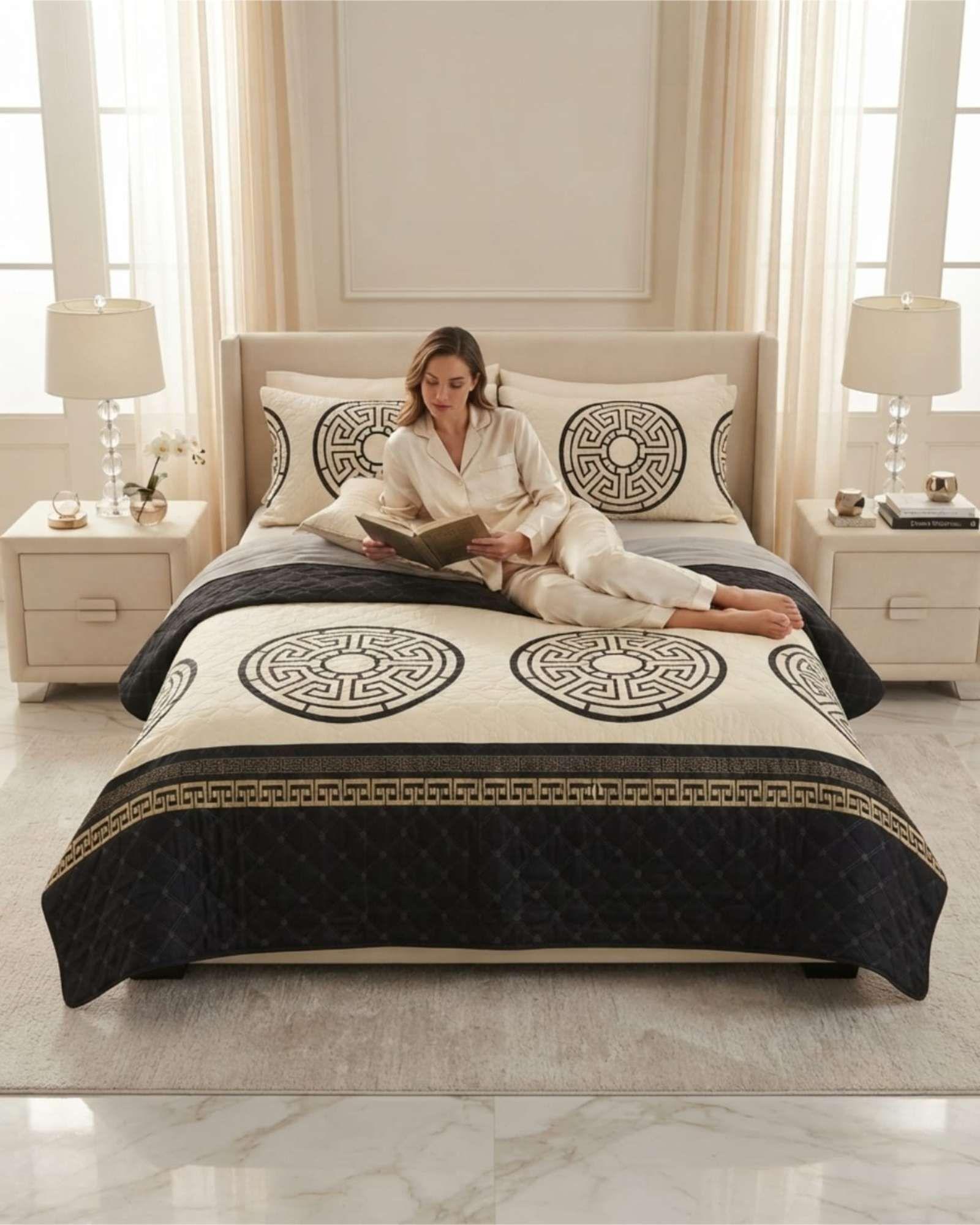 Cubrecama Quilt de Verano King Delgado Ultra Liviano 08-1