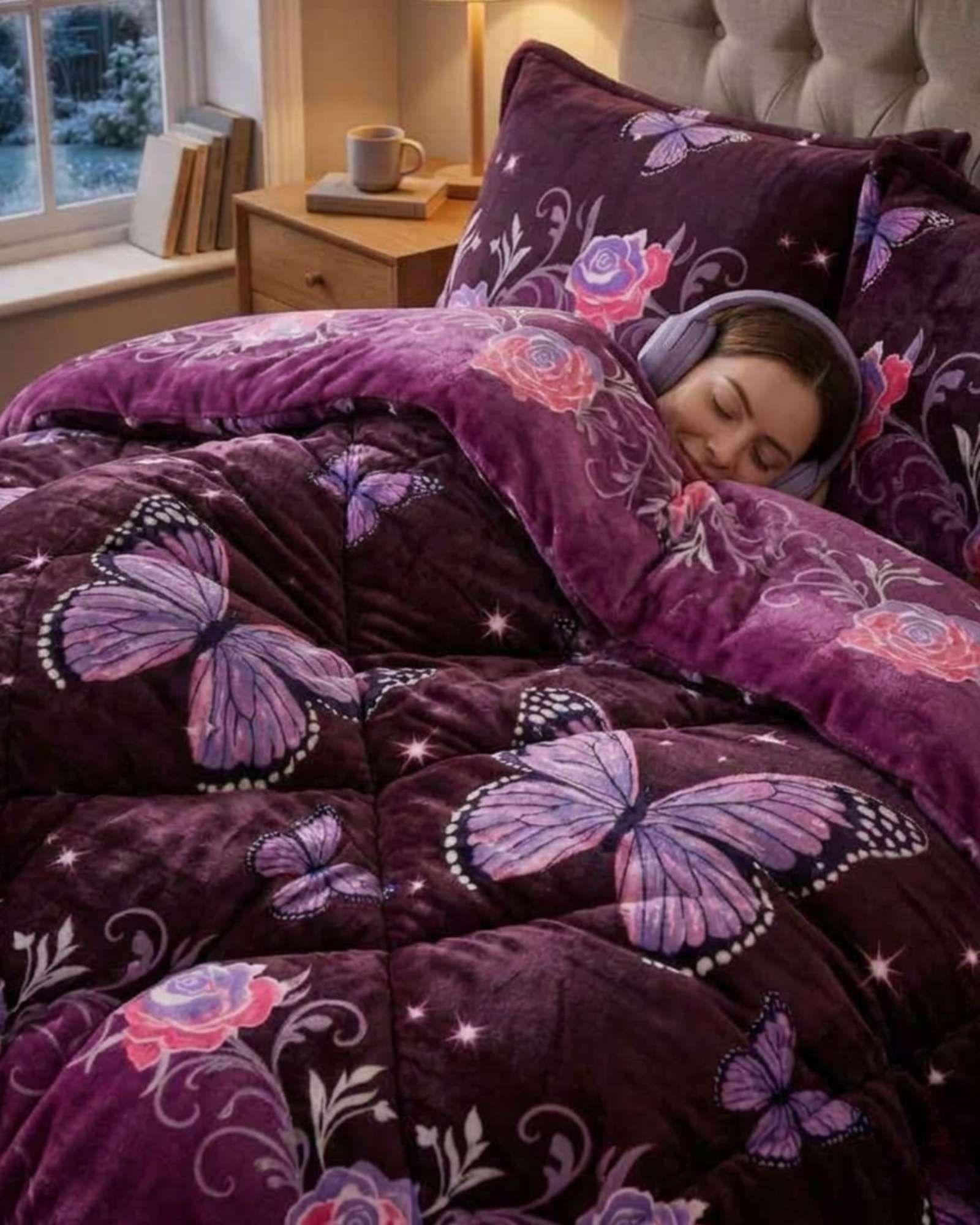 Plumón Térmico 2 Plazas Plush y Chiporro Extra Cálido Invierno A22-3