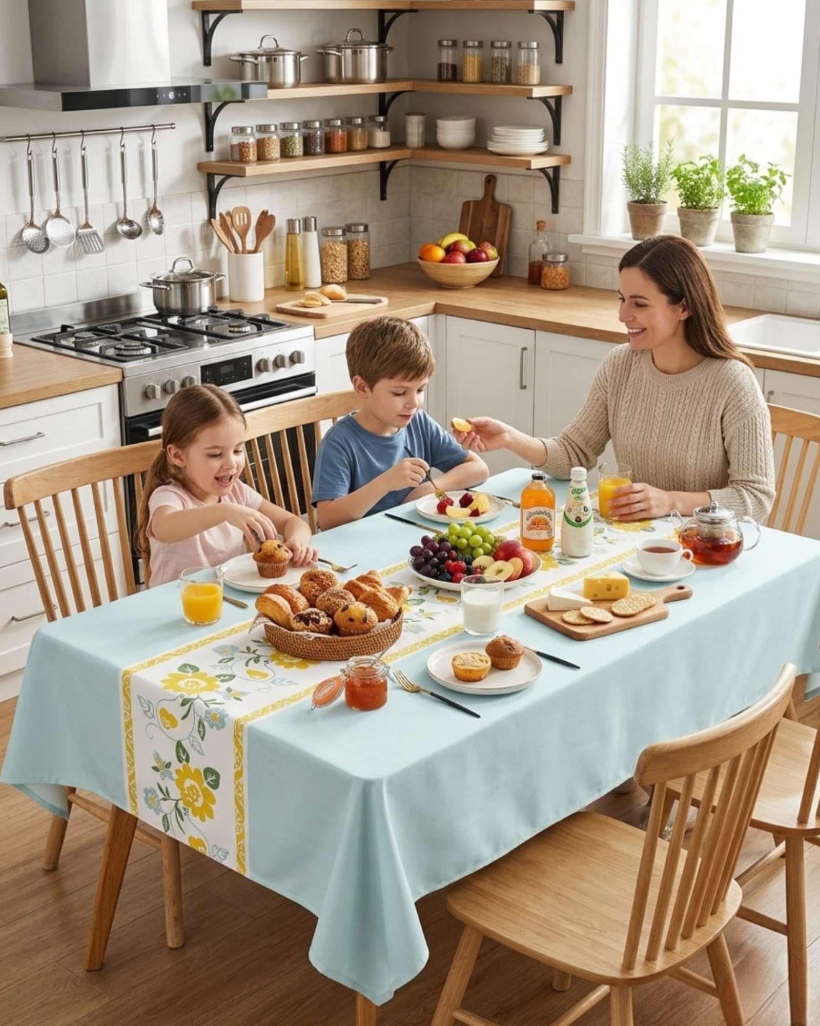 Mantel Antimanchas Grueso Rectangular 140x220 cm 04-3