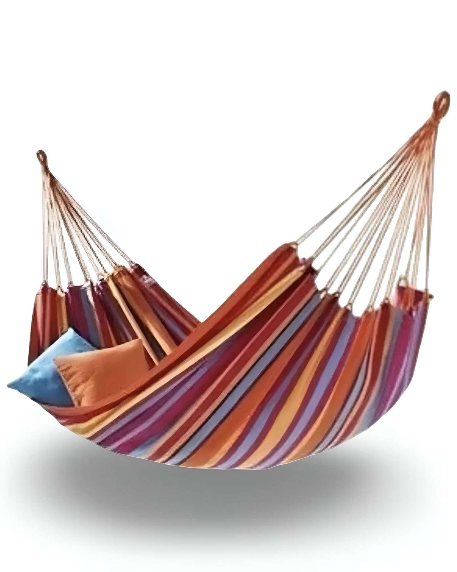 Pack 2 Hamaca Colgante de Tela Camping Diseño Surtido 2 Plazas-2