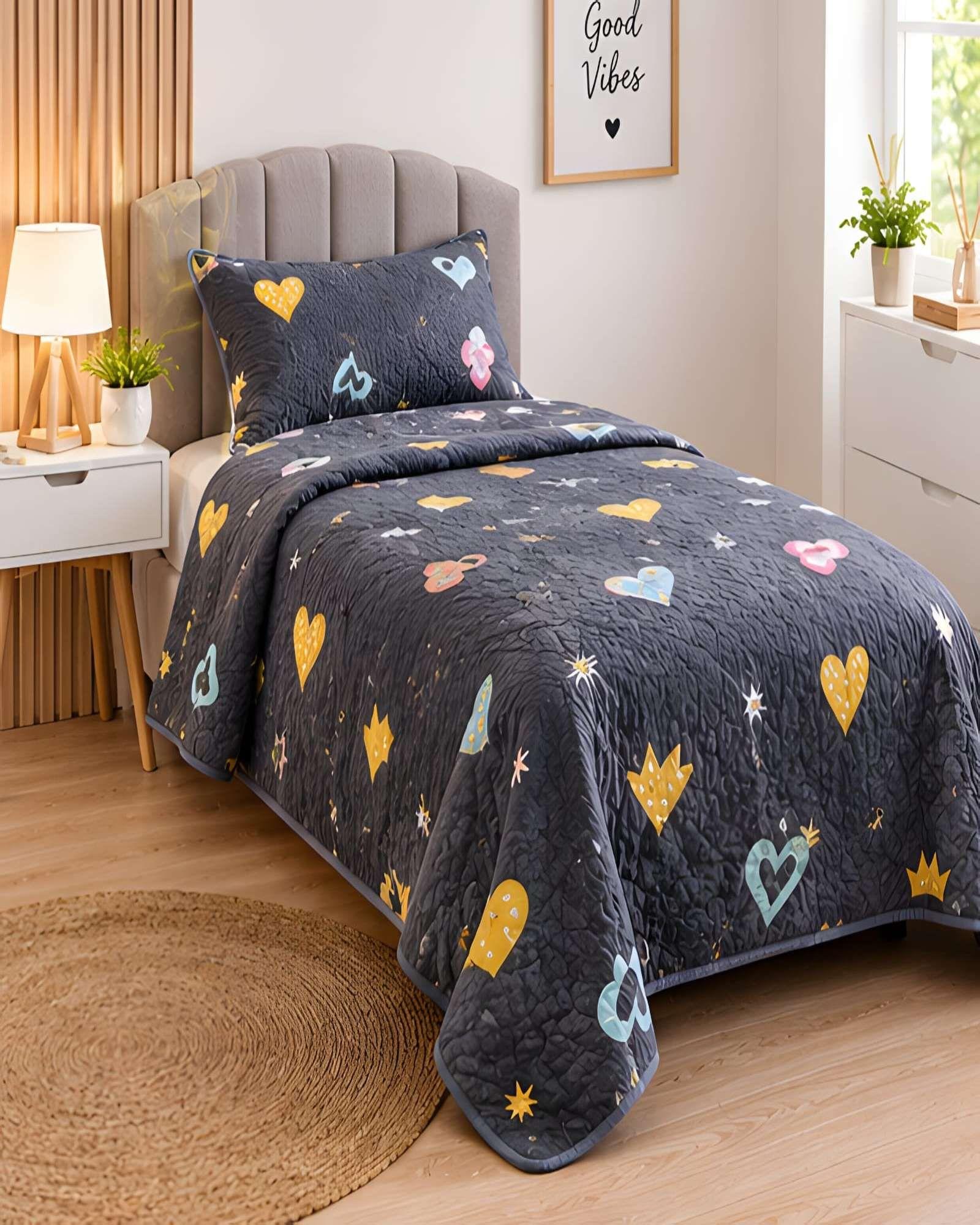Set de Cubrecama y Funda de Almohada 1.5 plaza 180x230cm A14-0
