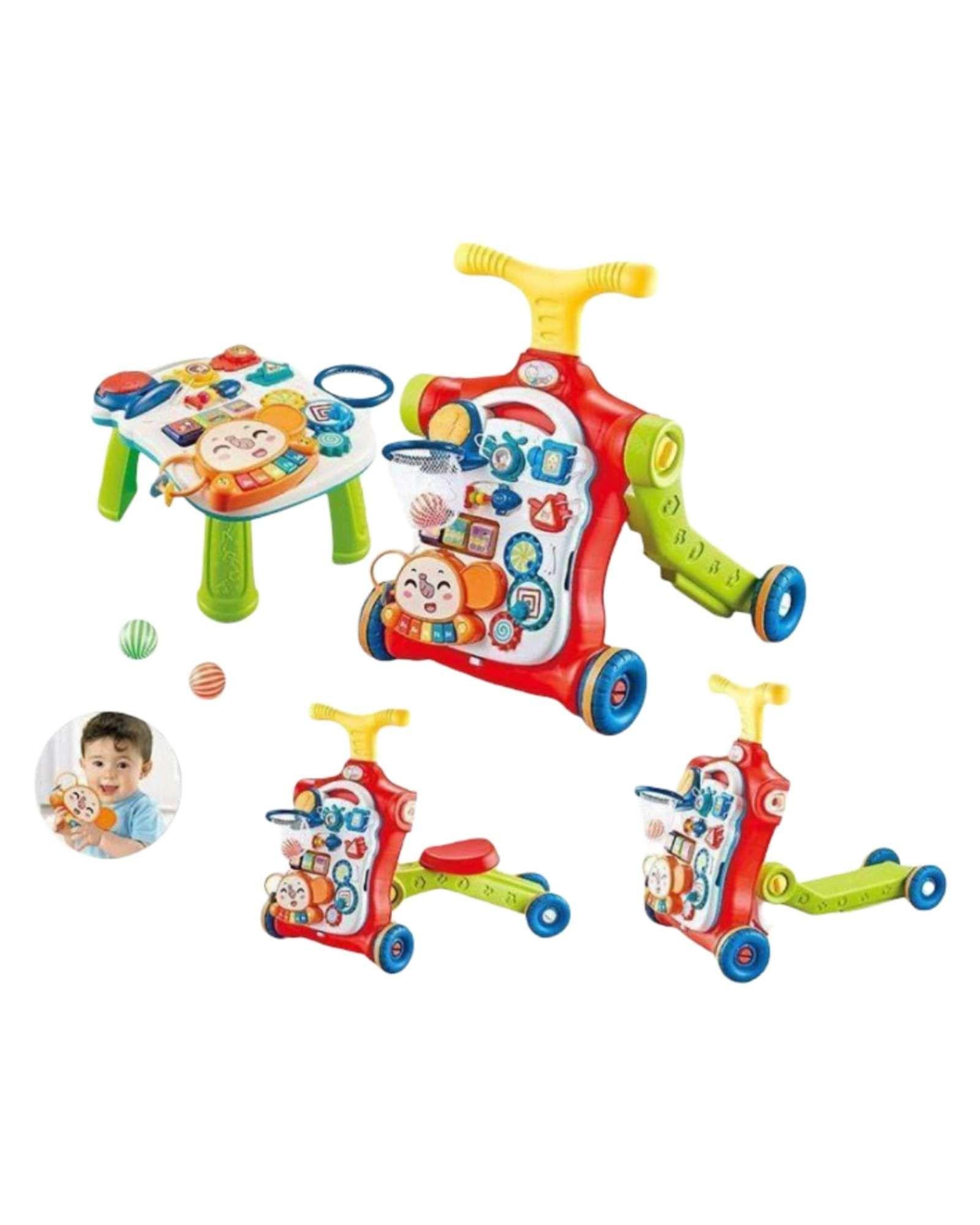 Caminador andador scooter bebe musical multifuncional 5 en 1-2