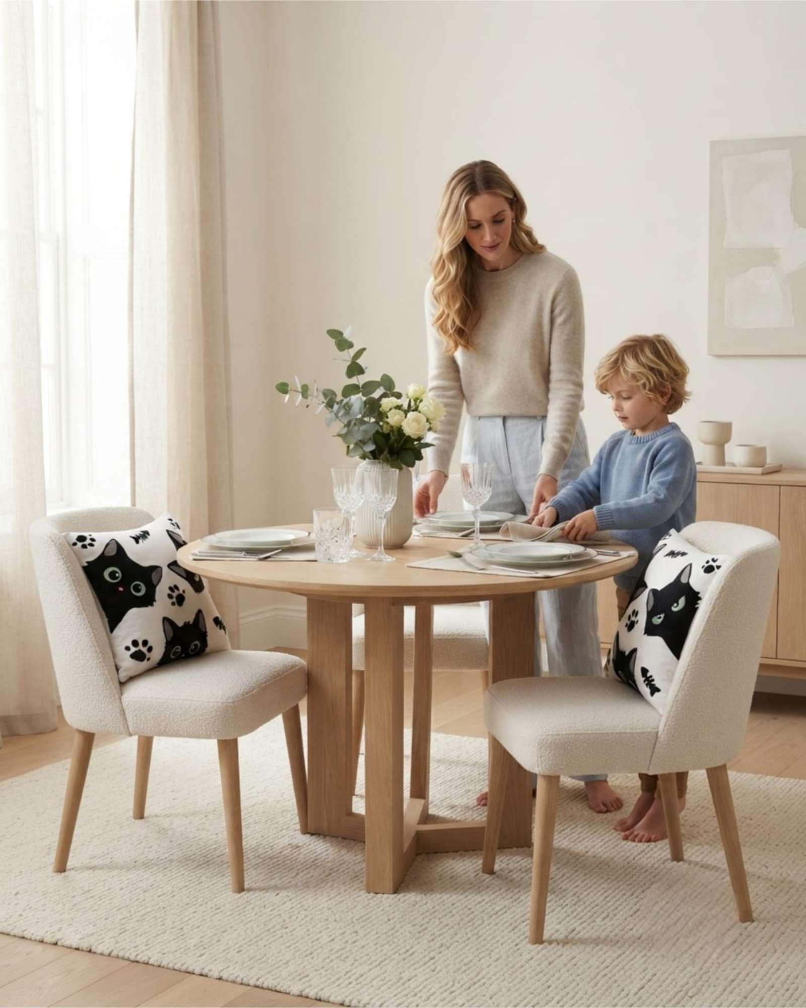 Set De 2 Cojines Decorativos De Diseño Elegante Con Relleno m33-4