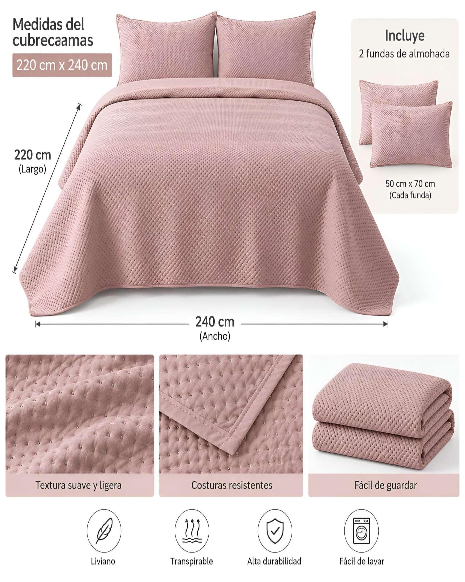 Quilt Cádiz Ultra Soft Mashini 2 Plazas  220 x 240 cm  02-4