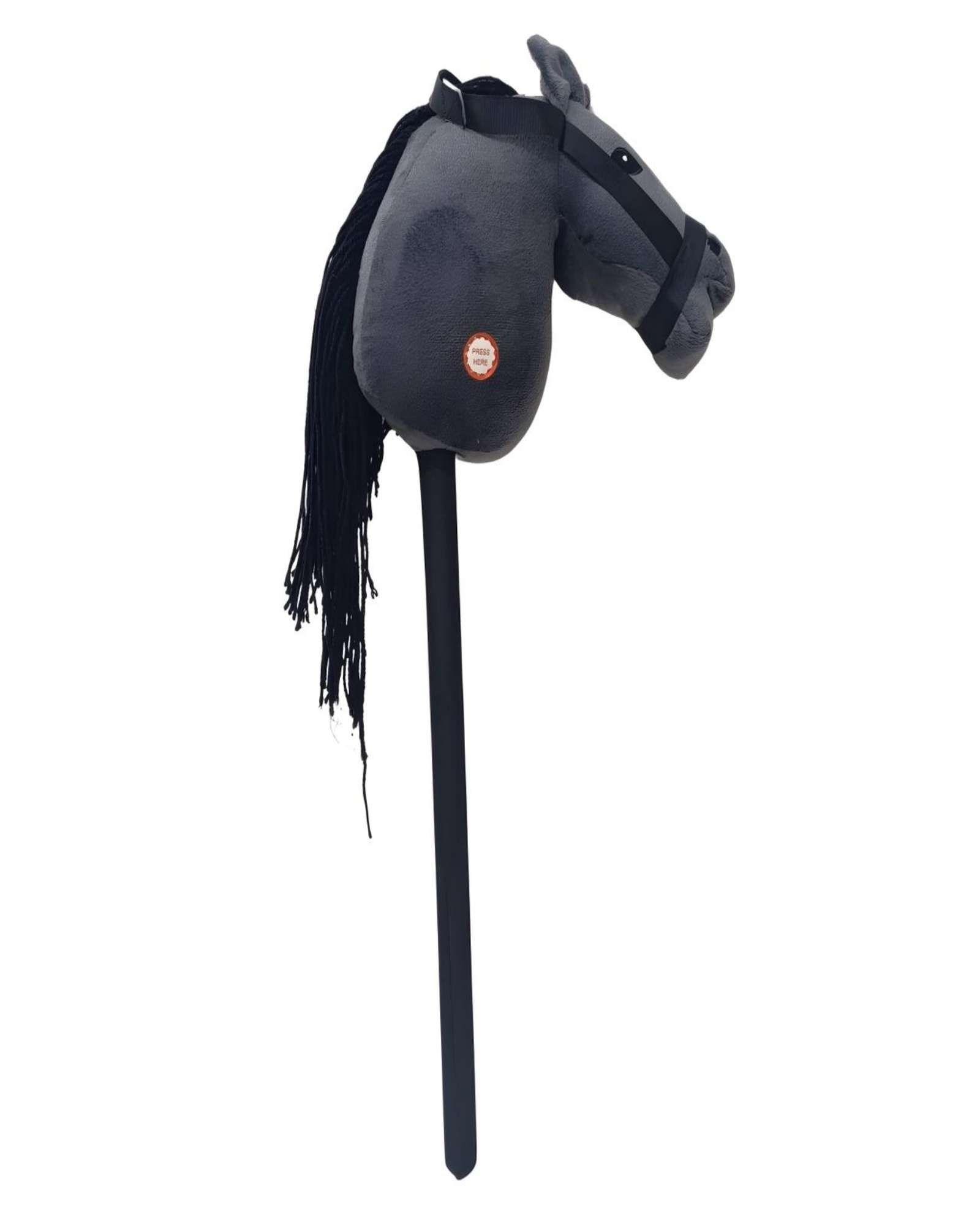 Caballo de Madera Con Sonido Gris-0