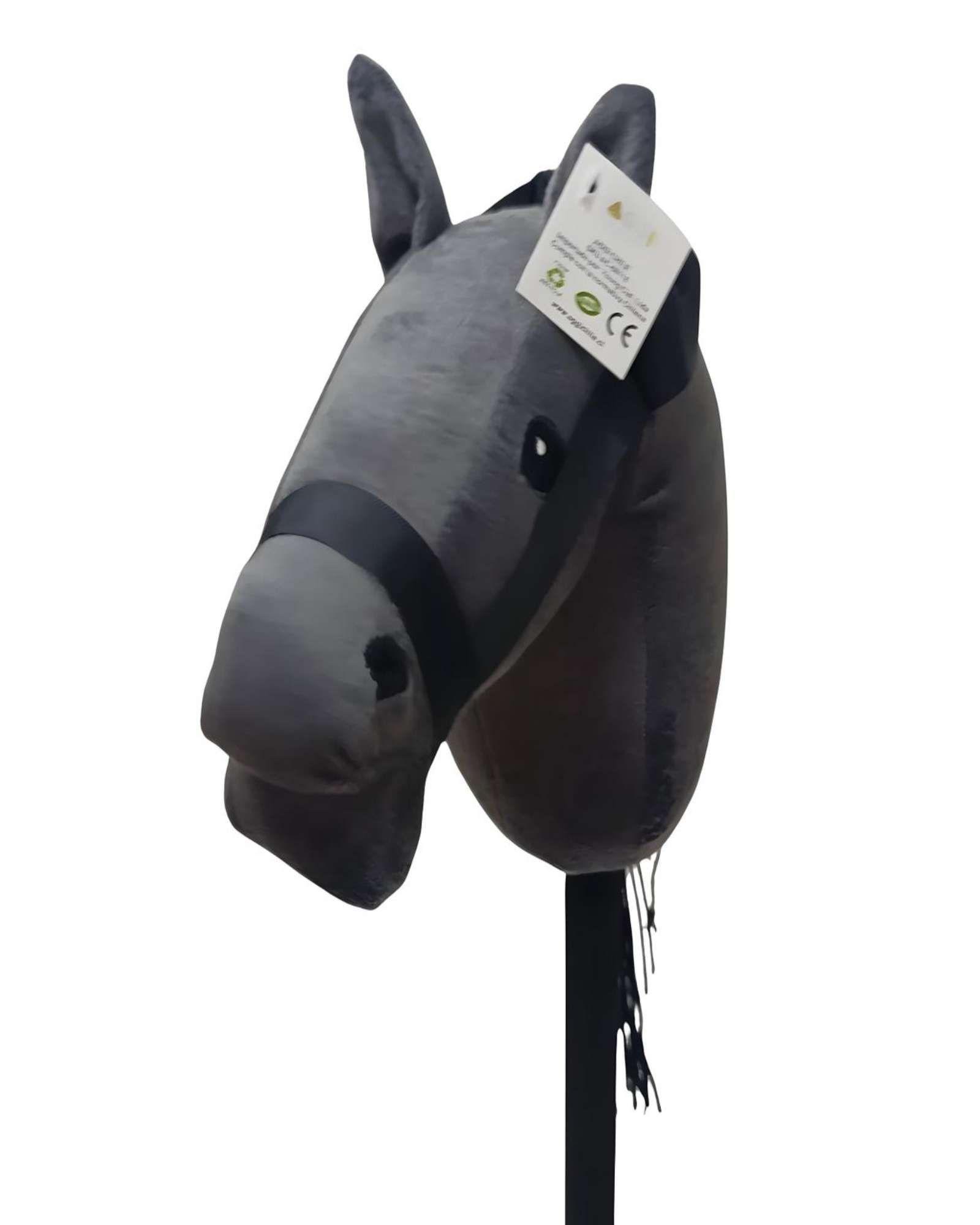 Caballo de Madera Con Sonido Gris-1