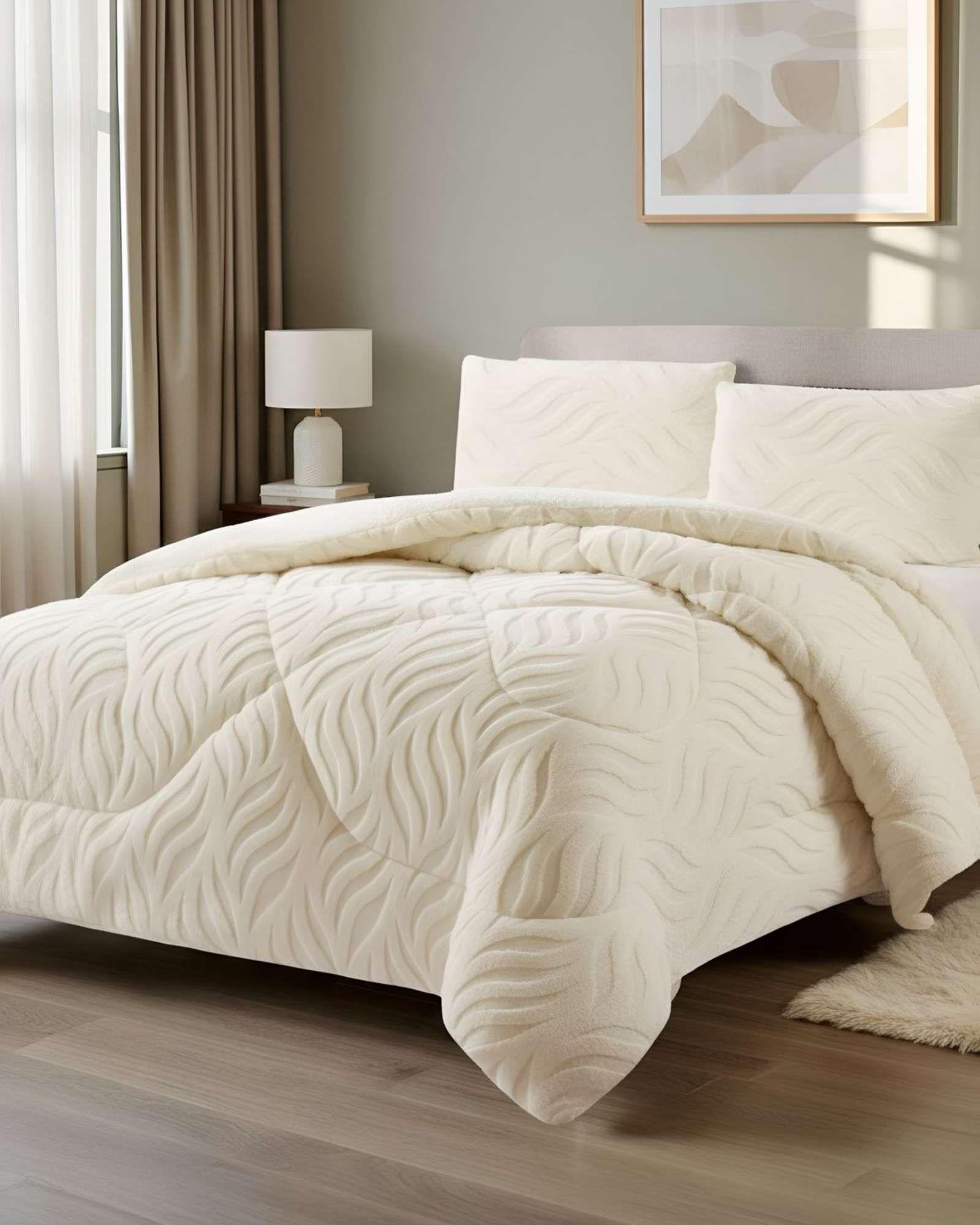 Cubrecama Chiporro Diseño Relieve Ondas King C9-2