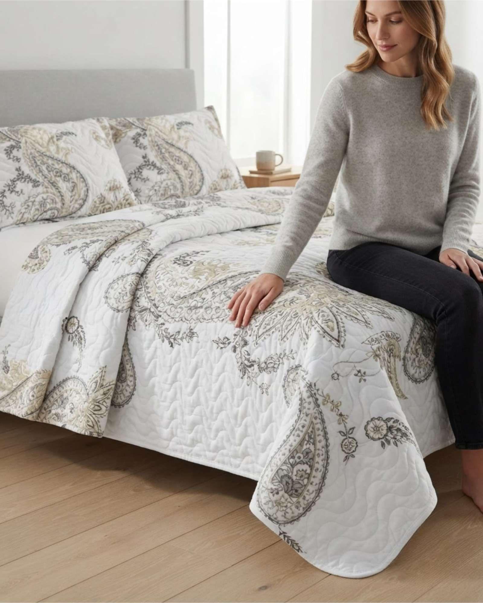 Cubrecamas King Para Verano Fresco Y Ligero Mas Almohadas m1-1
