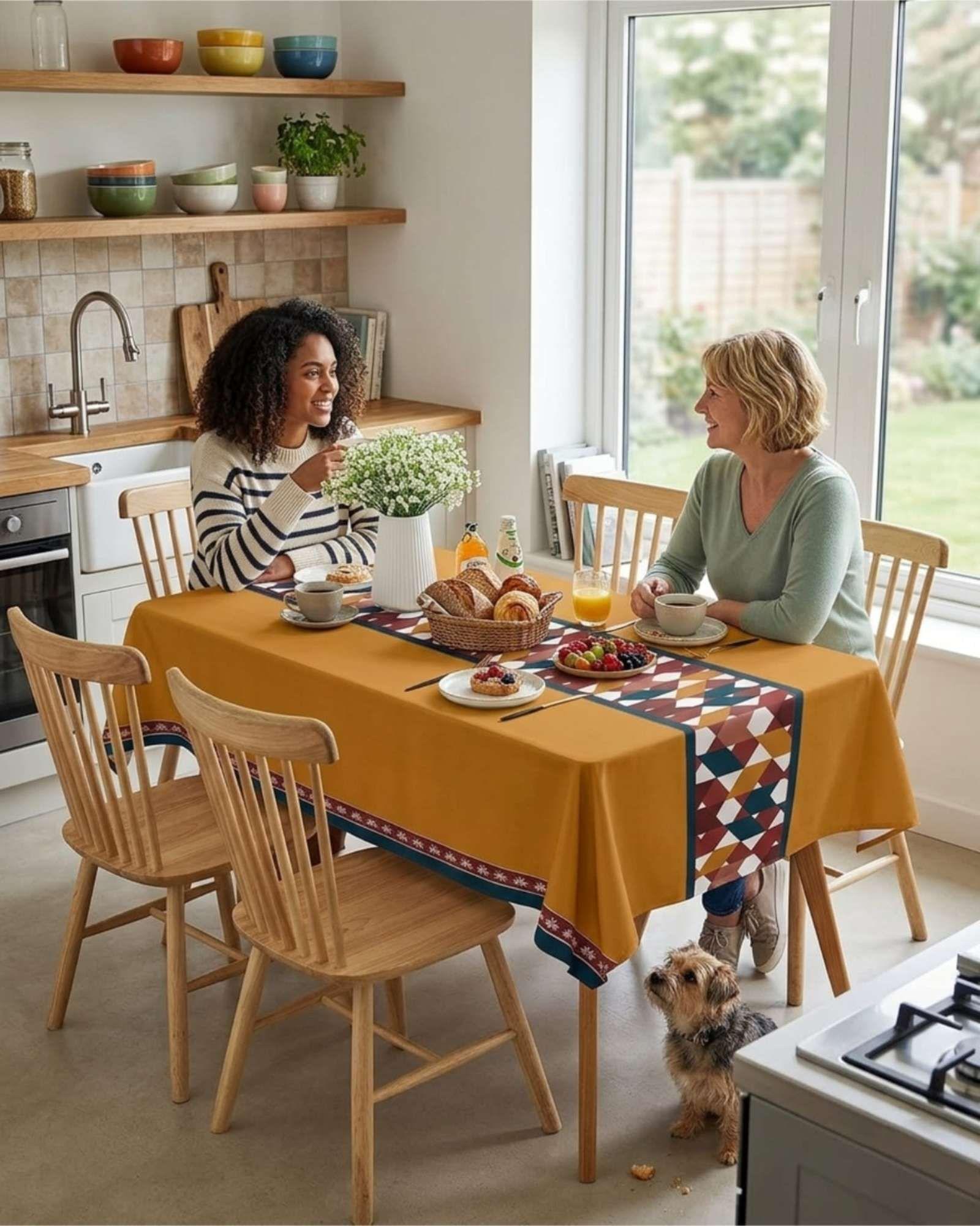 Mantel Antimanchas Grueso Rectangular 140x220 cm 09-3