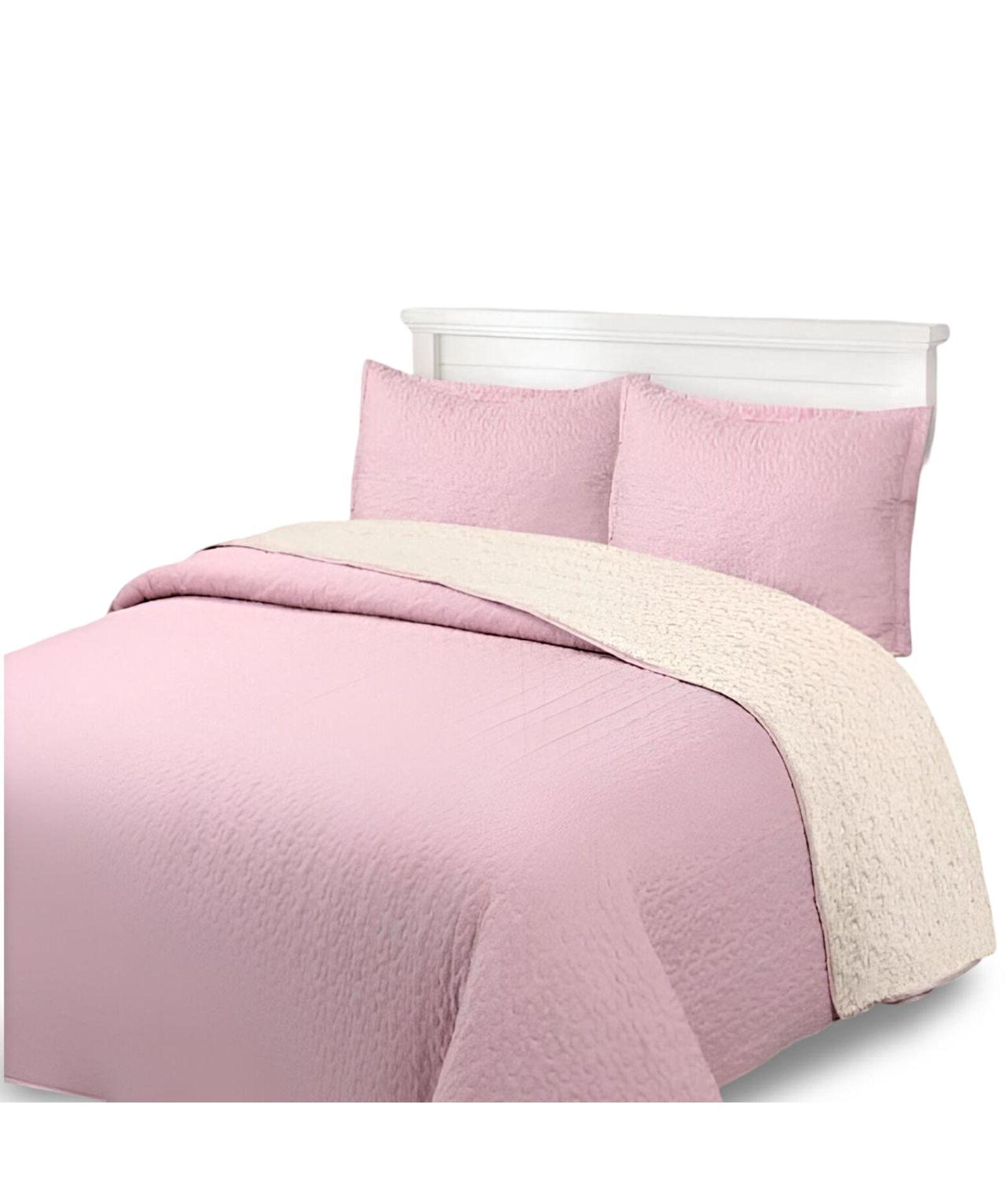 CUBRECAMA QUILT SHERPA INVIERNO PLAZA Y MEDIA C04-0