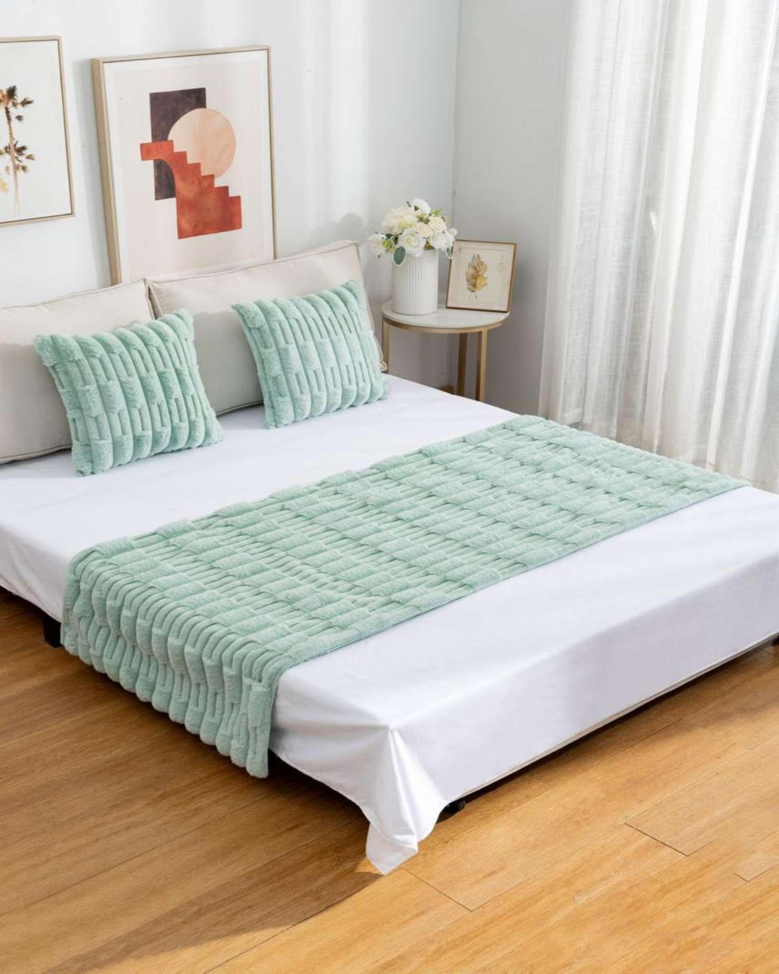 PIECERA SIN FUNDAS 2 PLAZAS DISEÑO BAMBU VERDE MENTA-3
