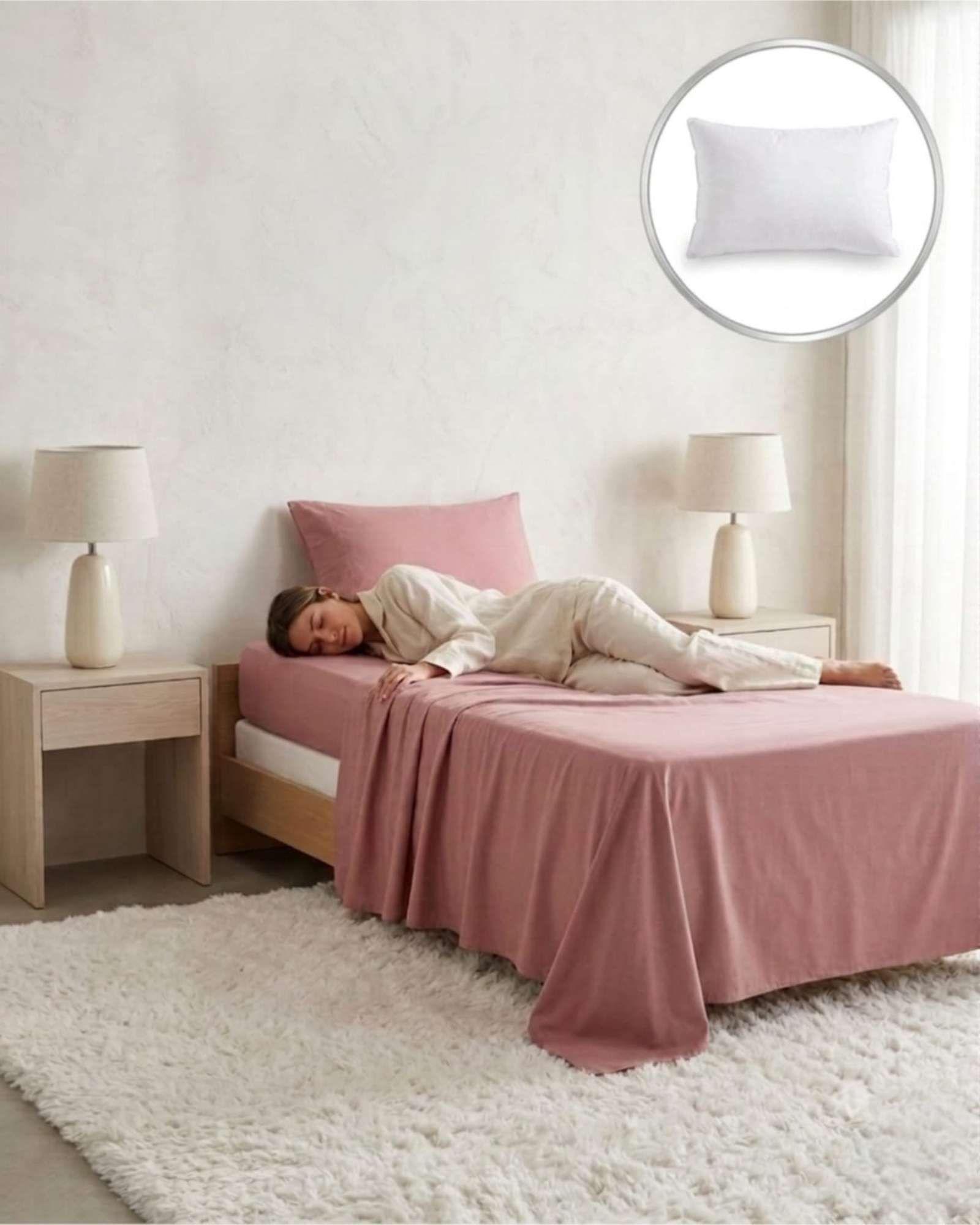 Set Sabanas Plaza y Media Con Almohada Rellena 4 Piezas A5-0