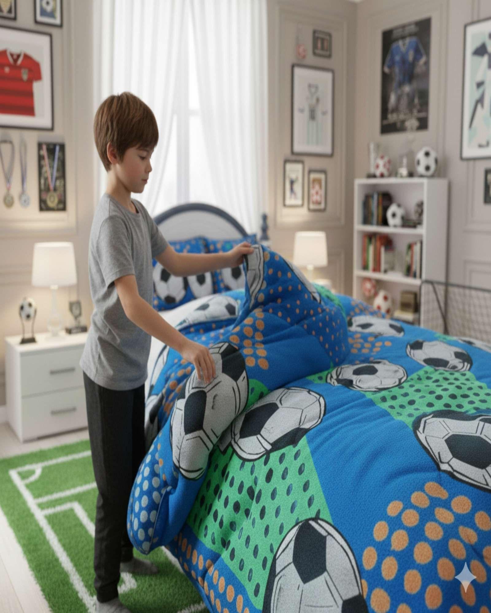 Cubrecama Plumón Chiporro Plaza y Media NIÑO PELOTA P01-3