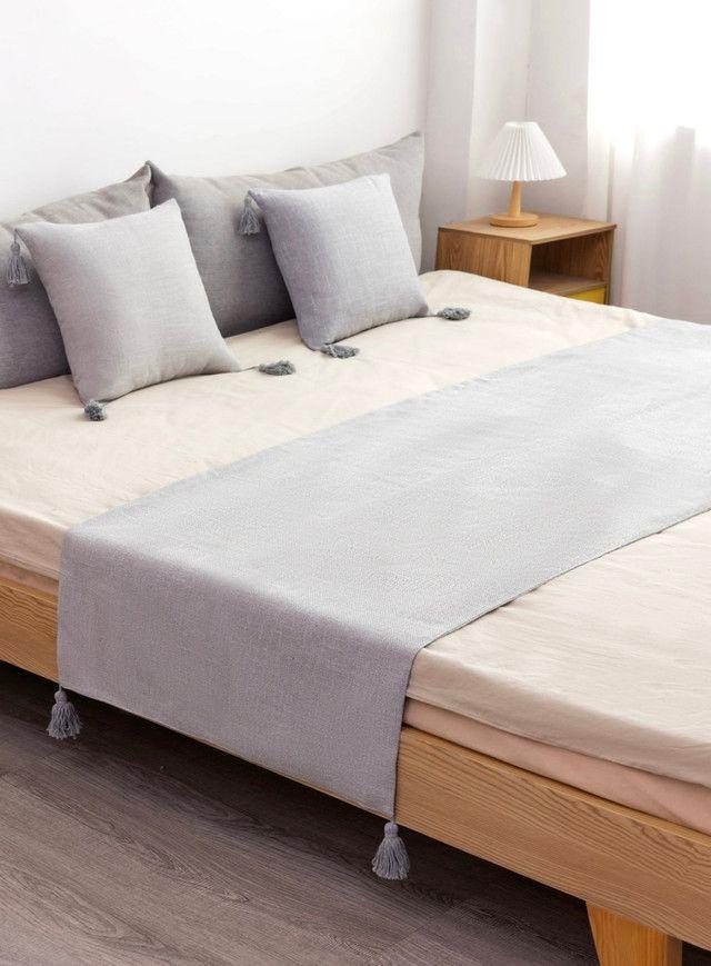 SET DE PIECERA MAS 2 FUNDAS DE LINO TH27-2