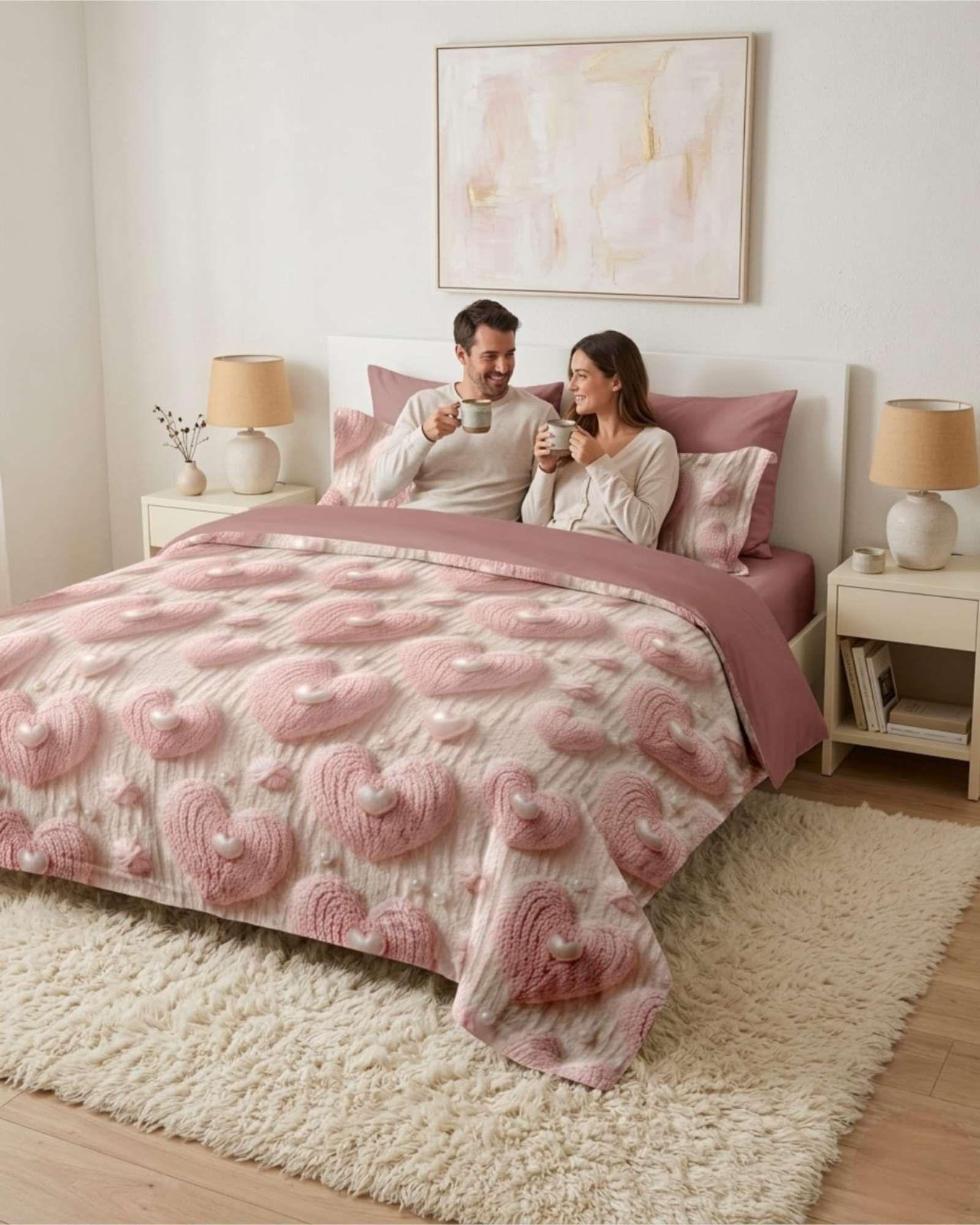 Quilt Cubrecamas Ligero Verano Efecto 5D 2Plaza 2P2-1