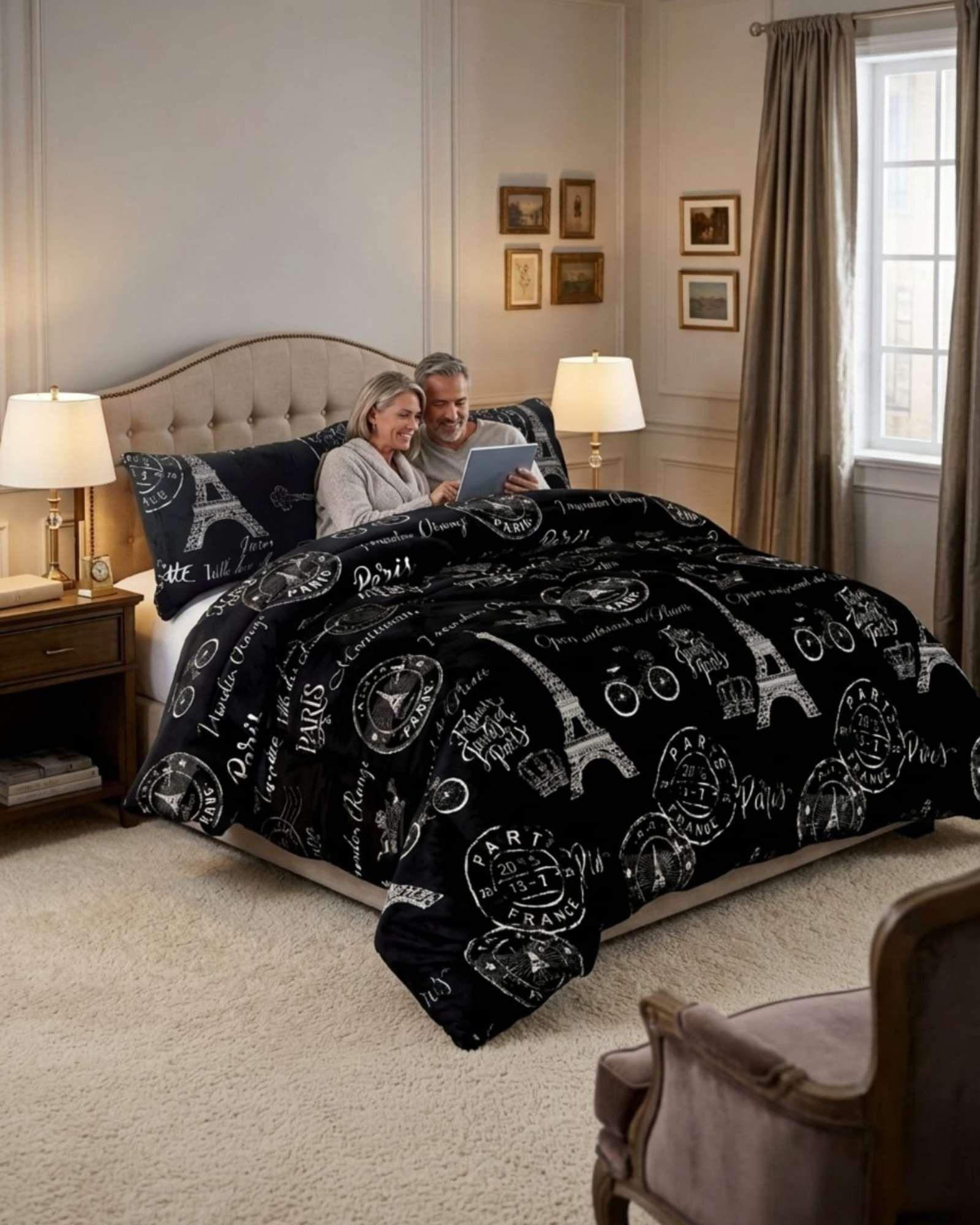 Cobertor de Invierno Plush Chiporro Ultra Suave Plaza y media m8-3