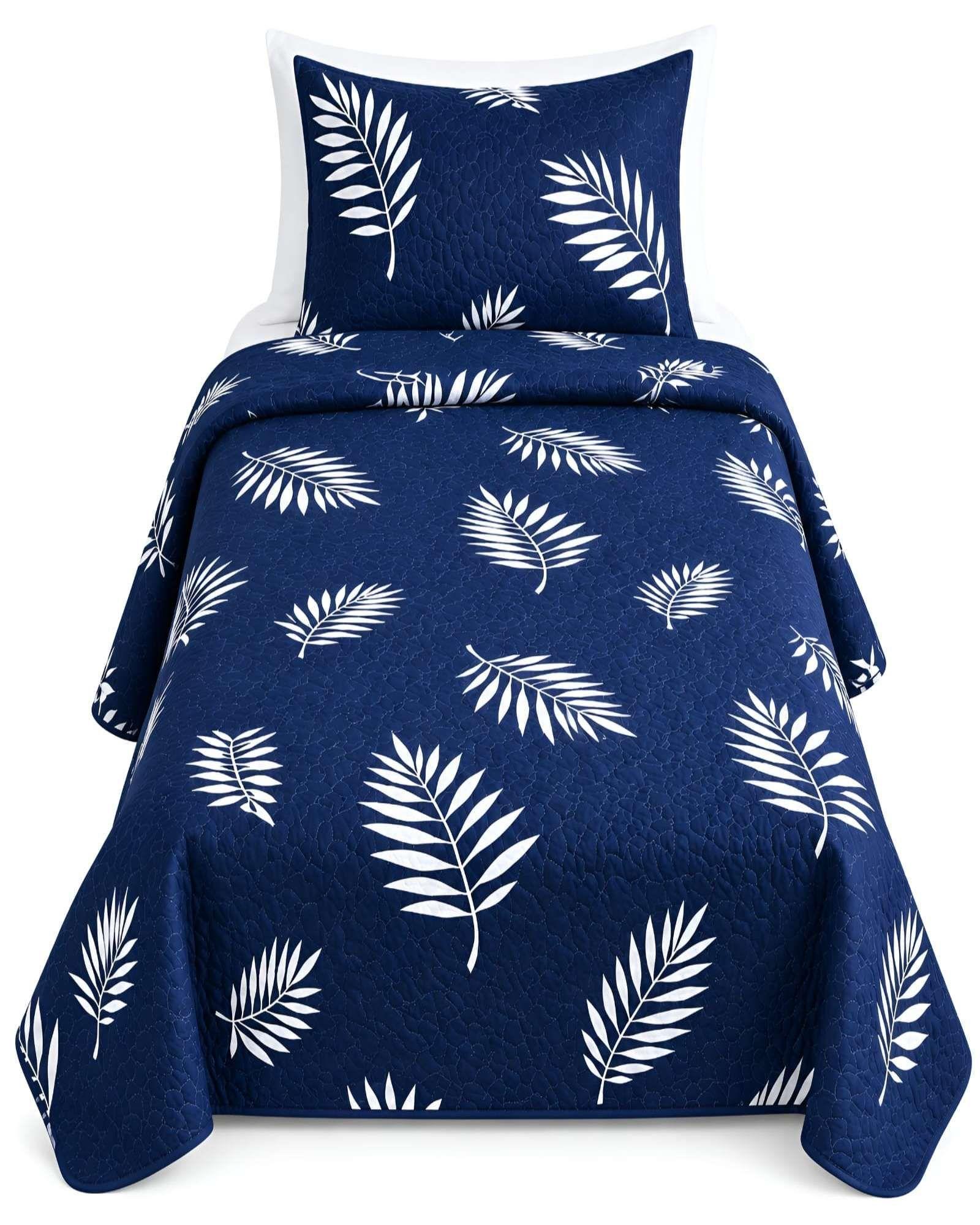 Cubrecamas Quilt De Verano Plaza y Media Ligero Y Transpirable m15-5