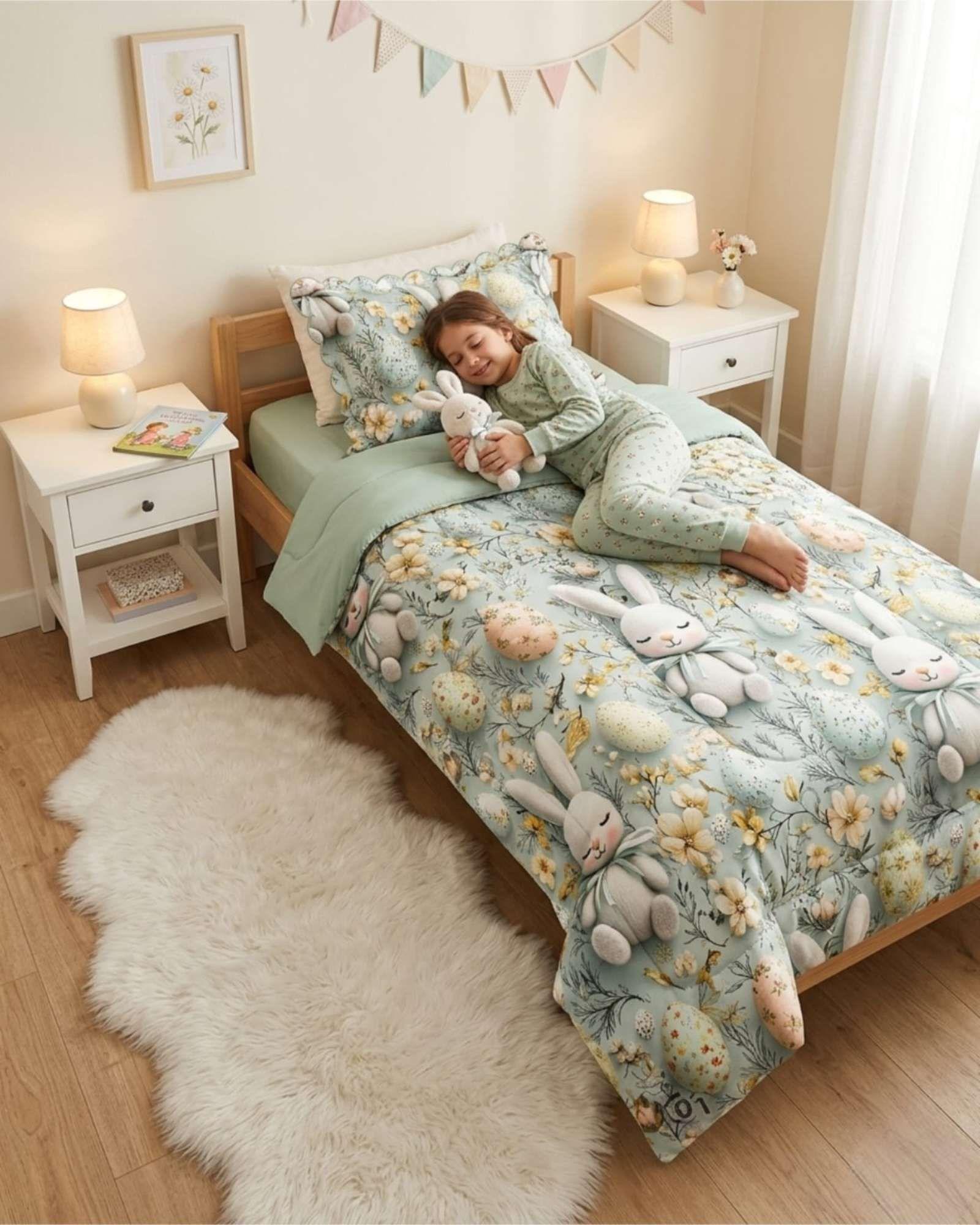 Quilt Cubrecamas Ligero Verano Efecto 5D Plaza y Media PM10-0