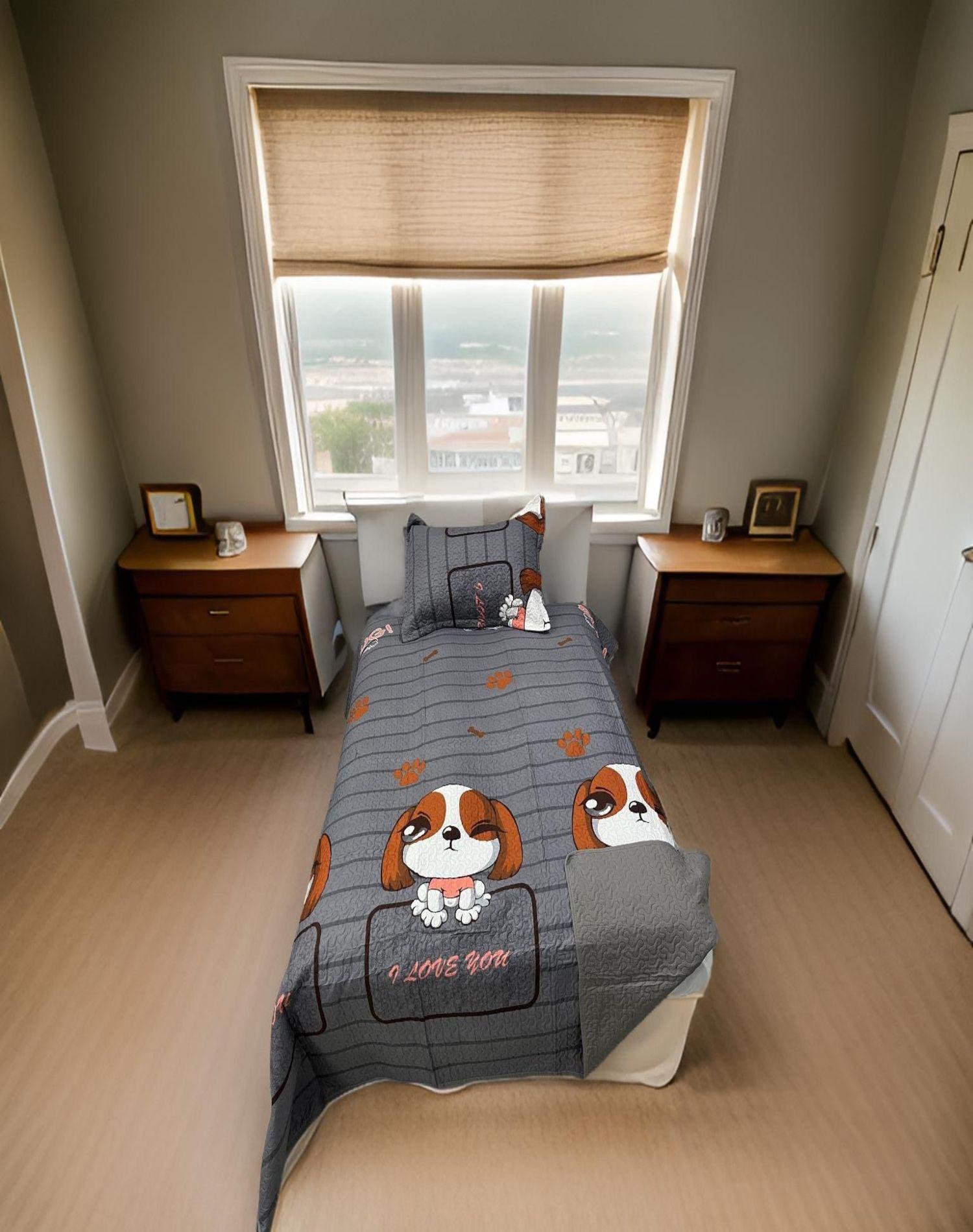 Cubrecama Quilt Ligero Primavera Verano de Niño Plaza y media NT25-2