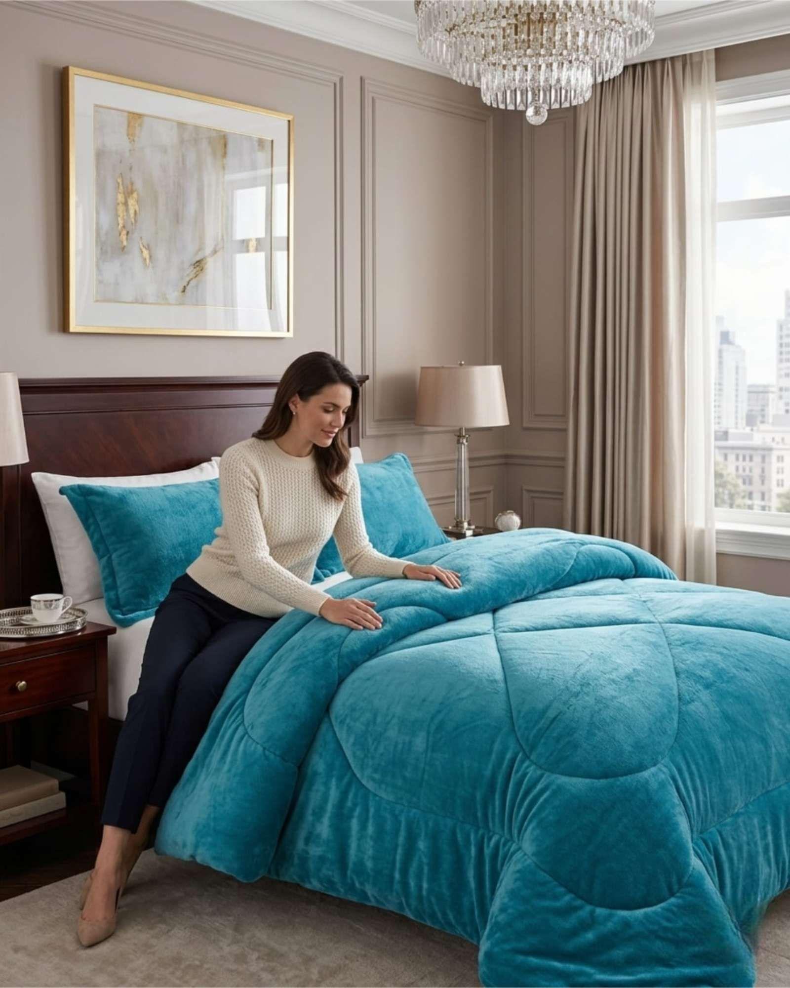 Cobertor de Invierno Plush Chiporro Ultra Suave Plaza y media m20-2