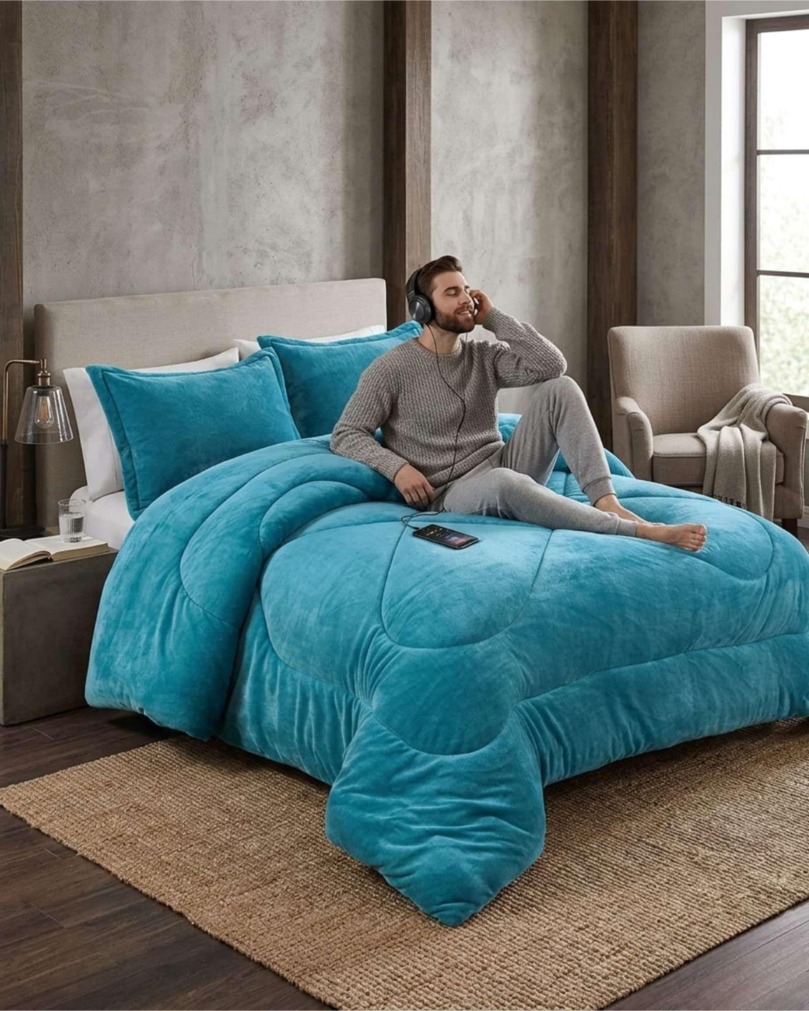 Cobertor de Invierno Plush Chiporro Ultra Suave Plaza y media m20-3