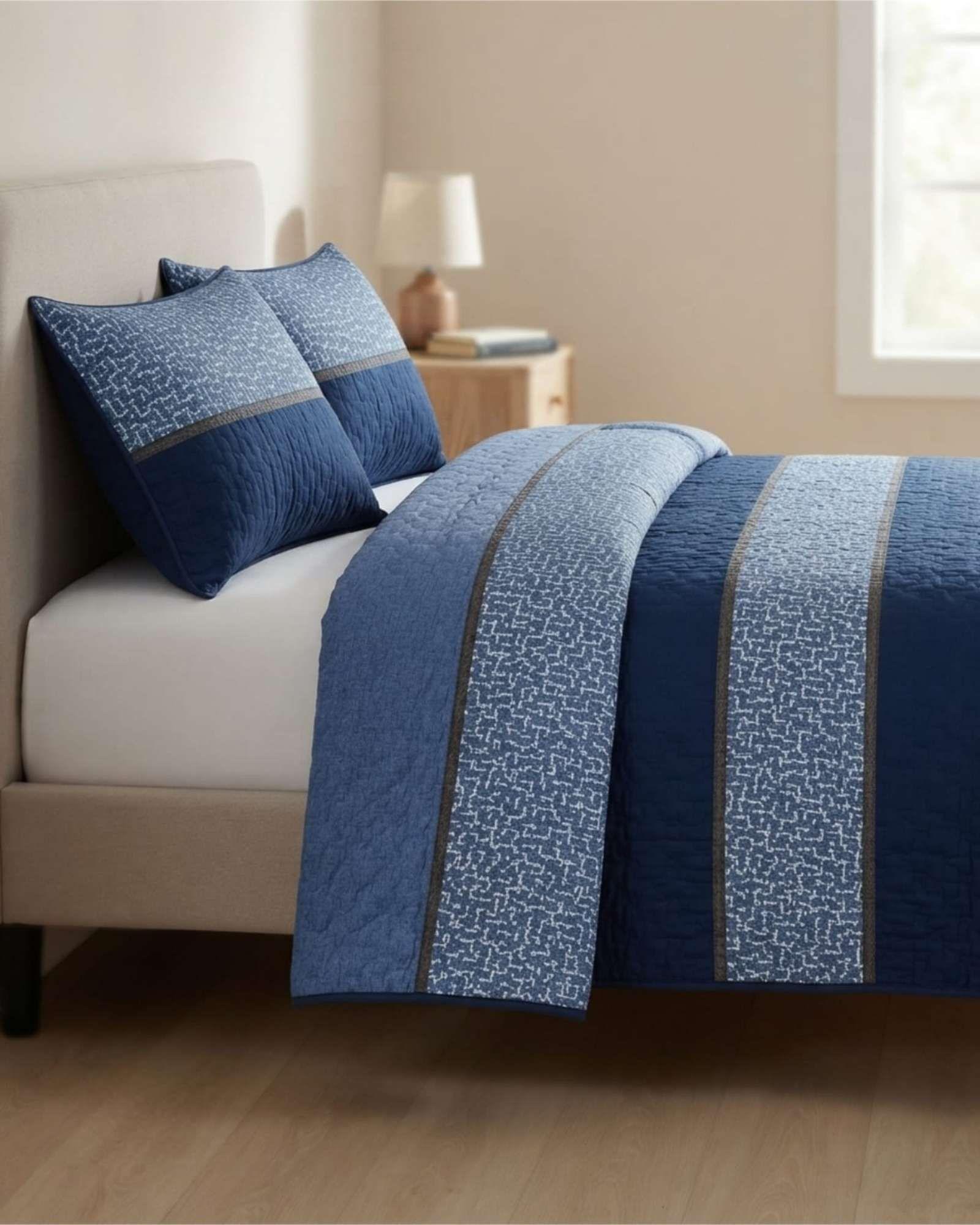 Cubrecama Delgado 2 Plazas Transpirable Con Fundas Mas Almohadas m2-4