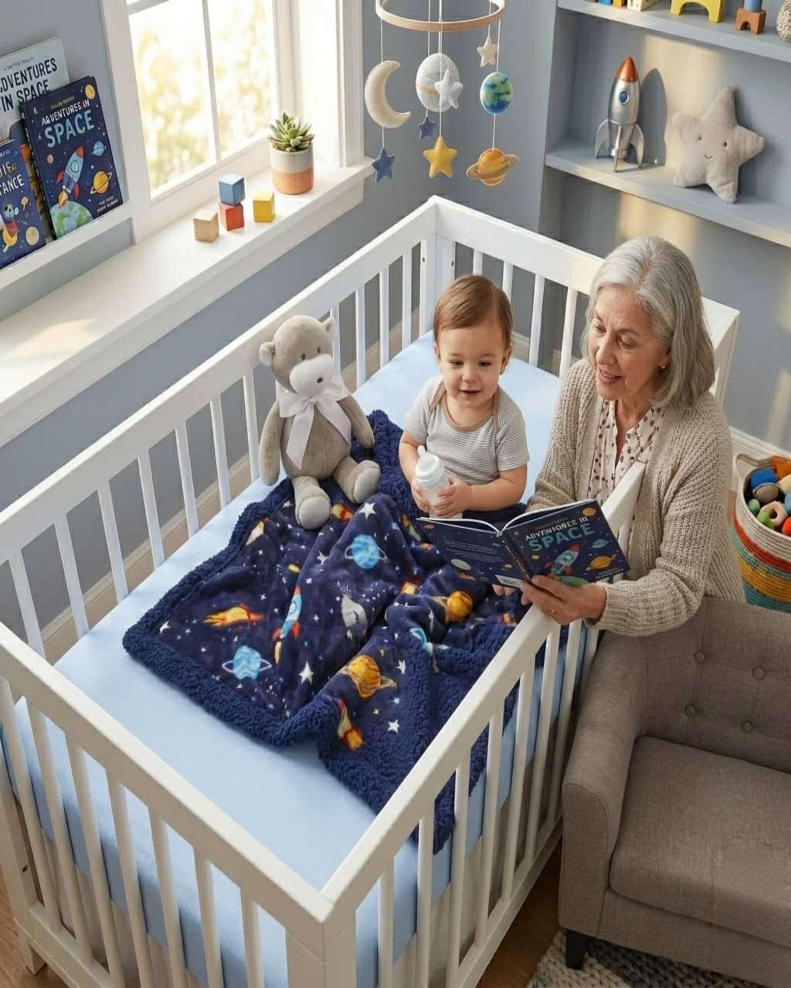 Set Manta Infantil Sherpa y Cojín de Cuello A6-2
