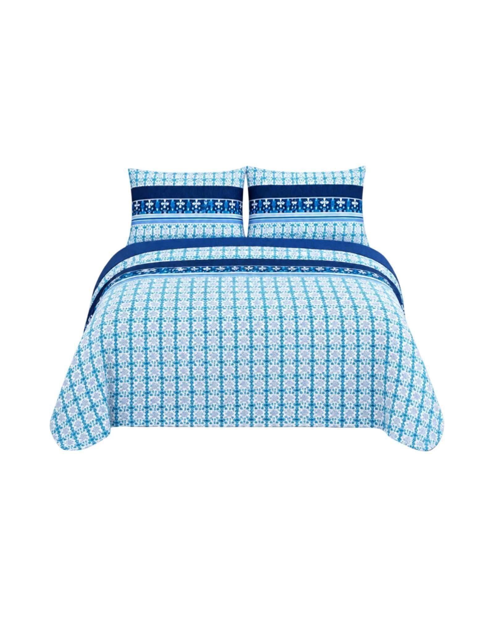 Cubrecama Delgado King Transpirable Con Fundas Mas Almohadas m12-5