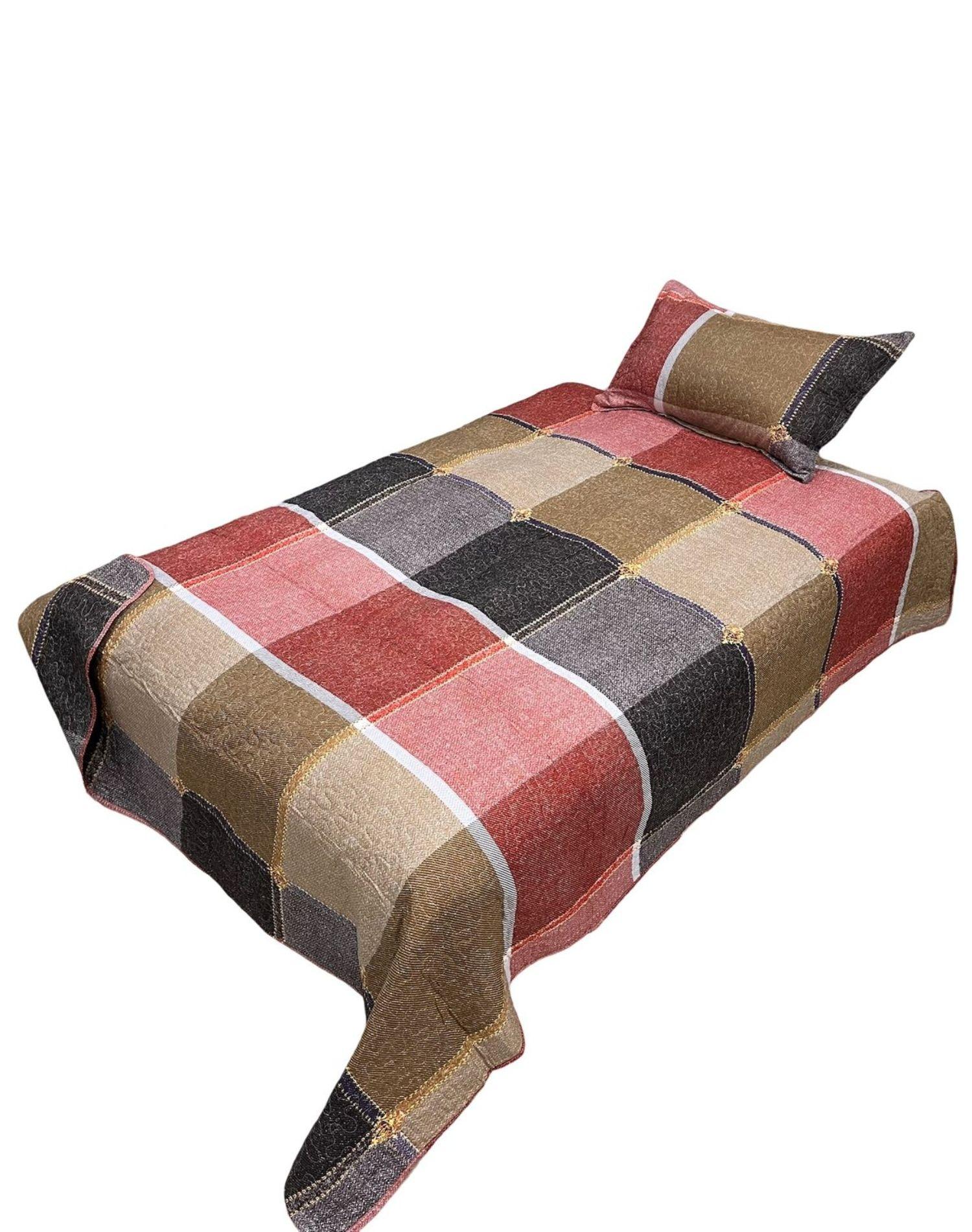 QUILT CUBRECAMA PRIMAVERA VERANO PLAZA Y MEDIA *020-0