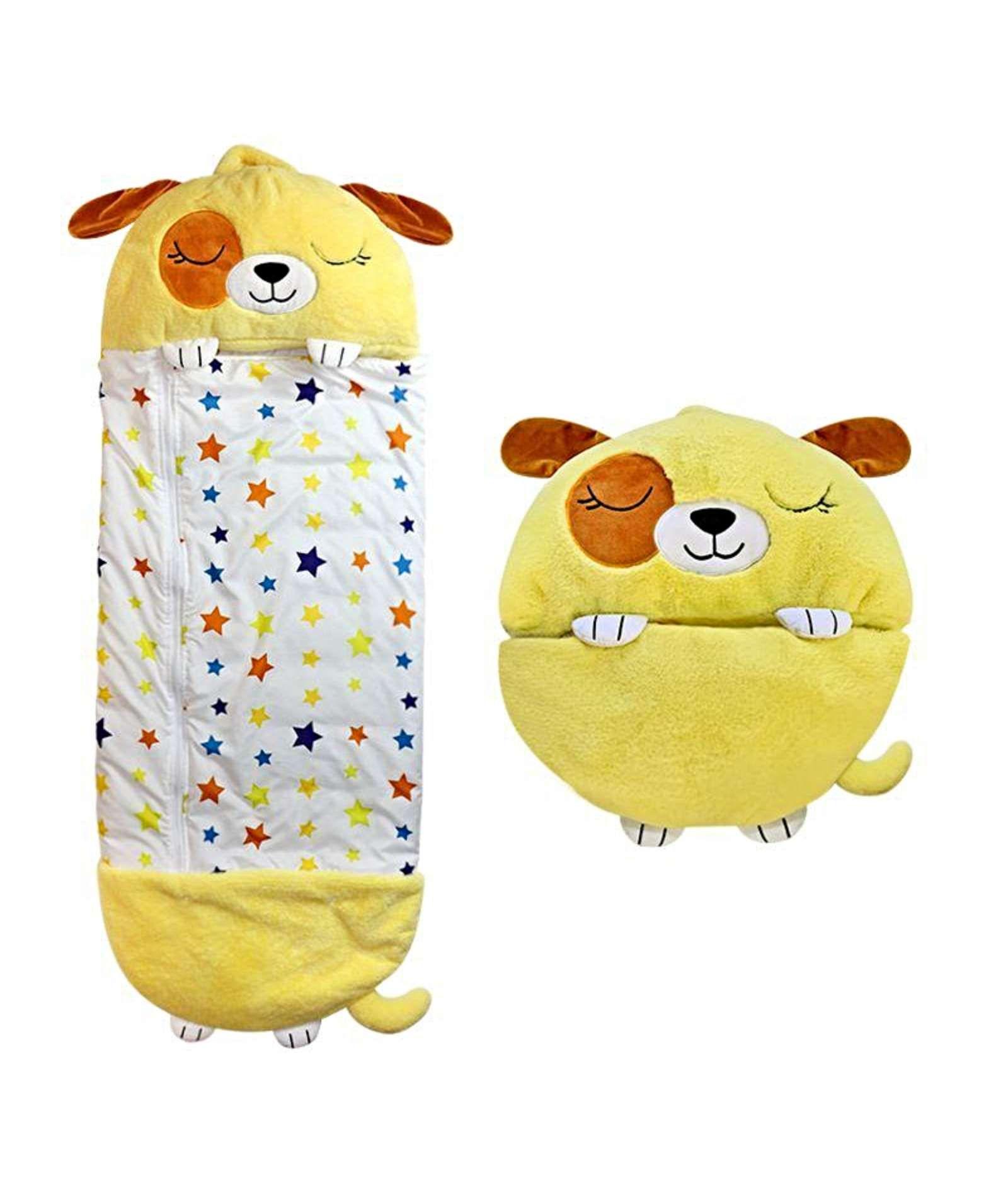 SACO PARA DORMIR PARA NIÑO O NIÑA PERRO AMARILLO-0