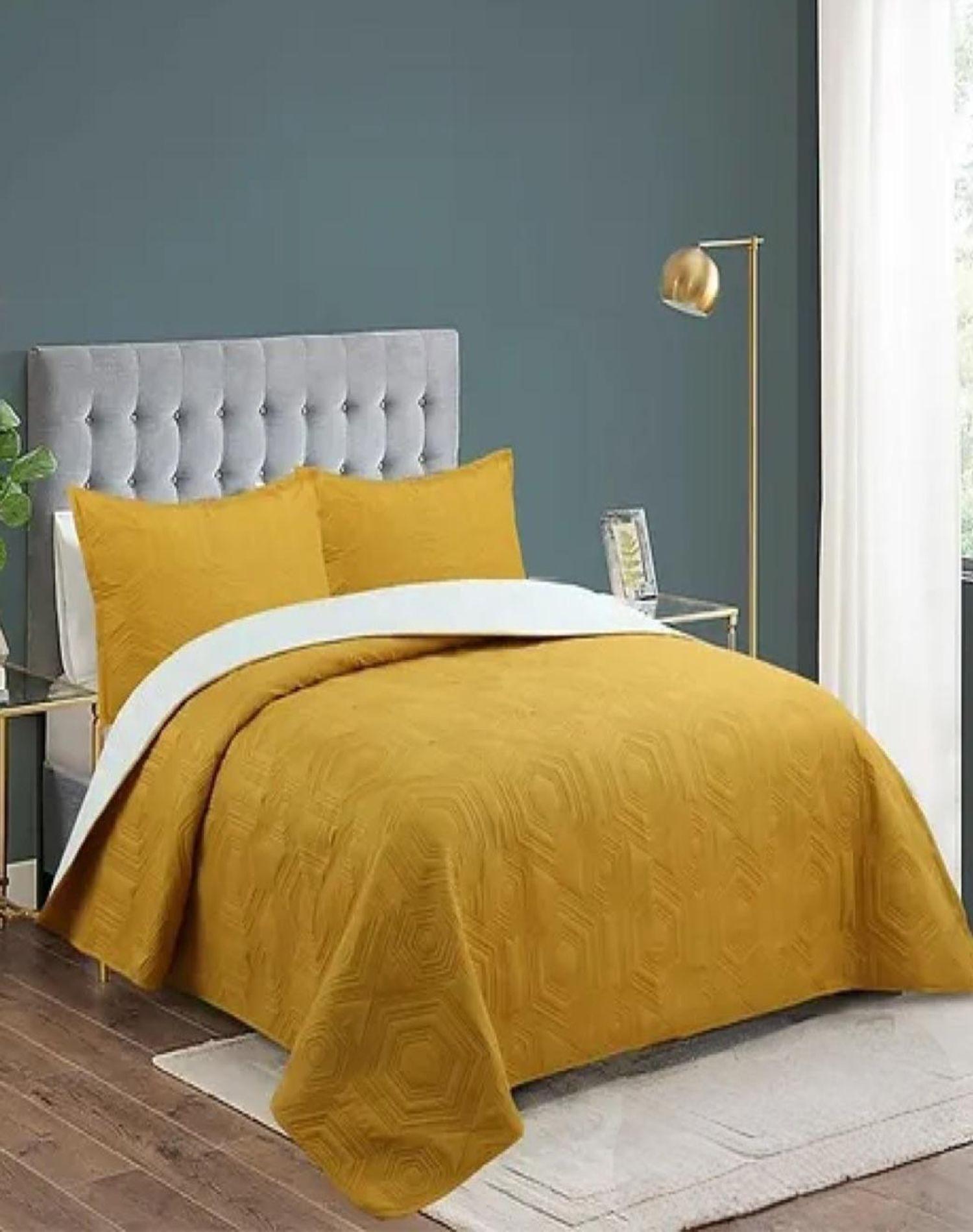 Cubrecama Quilt Verano King + 2 Fundas Almohada U1-2