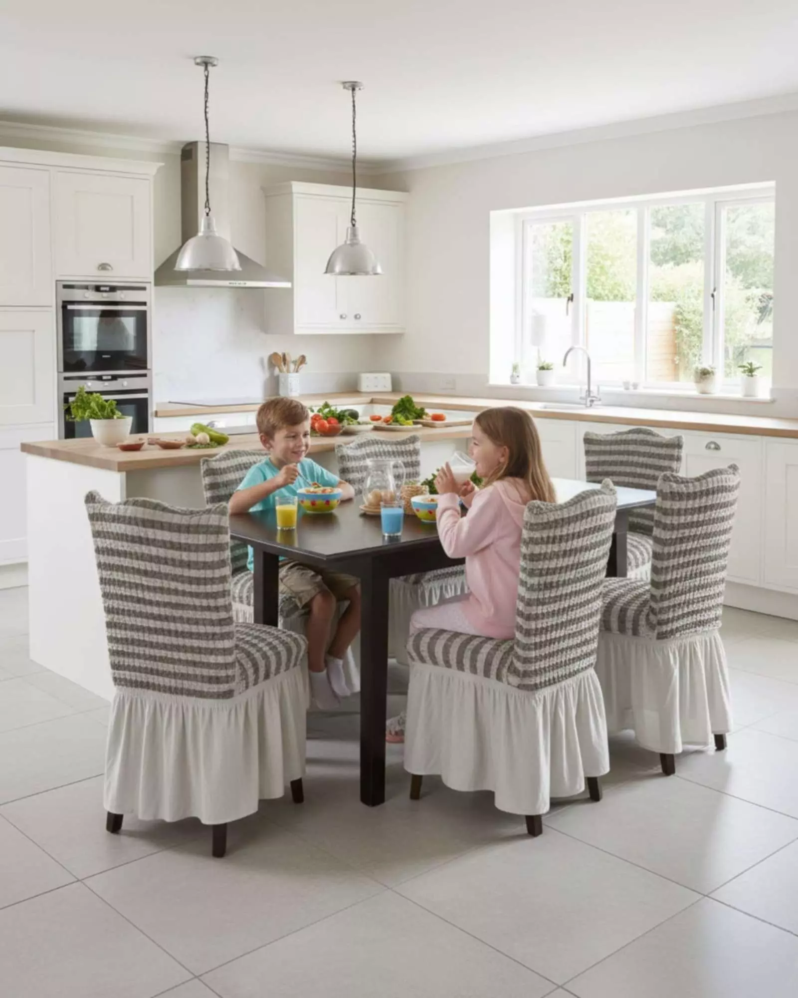 JUEGO DE 6 FUNDAS TURKAS DISEÑO DE LINEAS-2