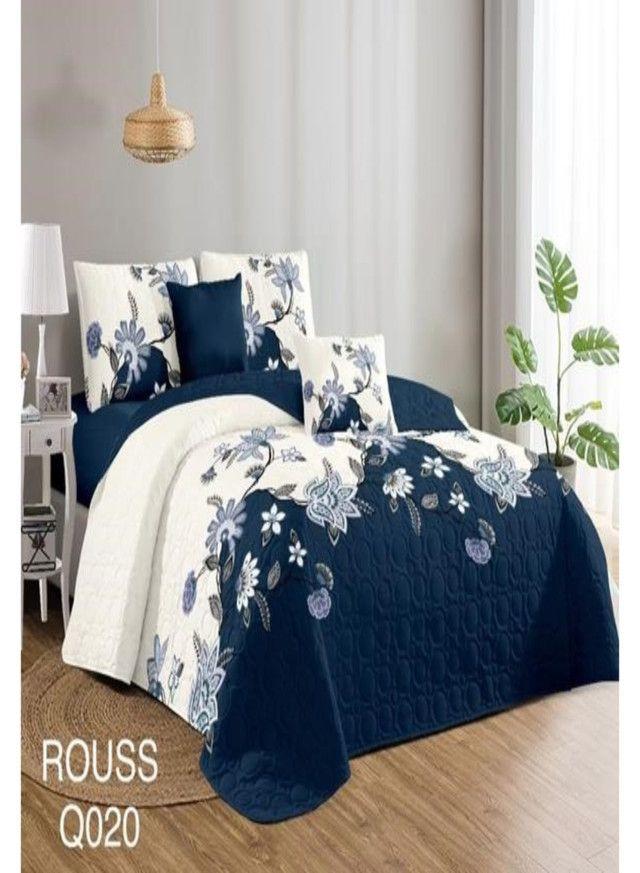 COBERTOR DE VERANO PLAZA Y MEDIA QUILT REVERSIBLE-2