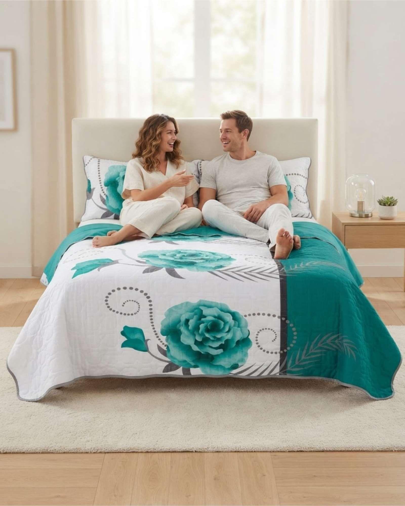 Cubrecamas King Para Verano Fresco Y Ligero Mas Almohadas m6-2