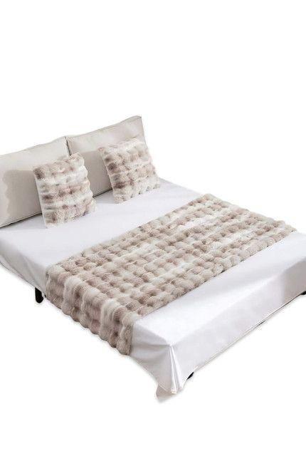JUEGO DE PIECERA DE CAMA MAS 2 COJIN CON FUNDAS MODELO BURBUJA CAFÉ-2