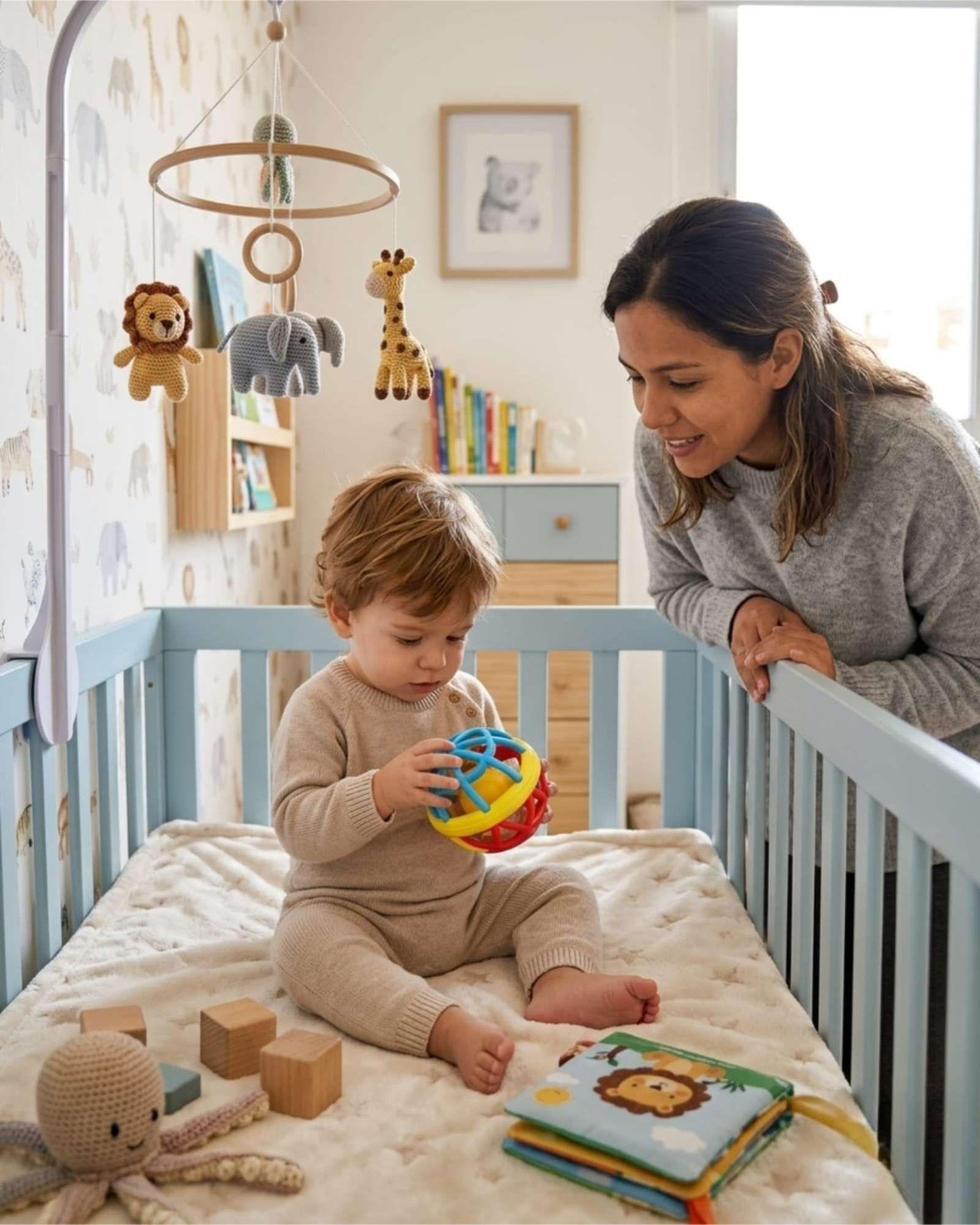 Pelota Sonajero Para Bebe De Agarre Facil 0-6 Meses-4