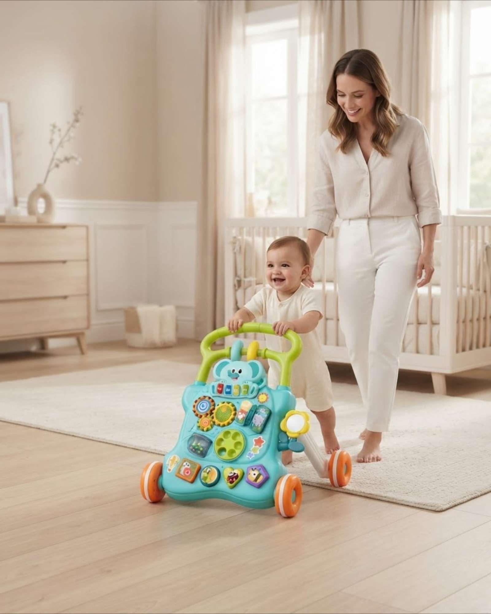 Caminadora Musical Interactiva para Bebés con Actividades-0