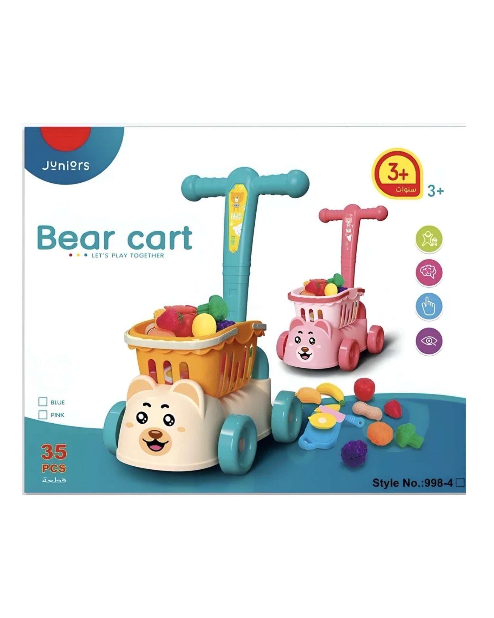 CARRO ANDADOR CORREPASILLOS DE COMPRAS FRUTAS Y VERDURAS VERDE-2