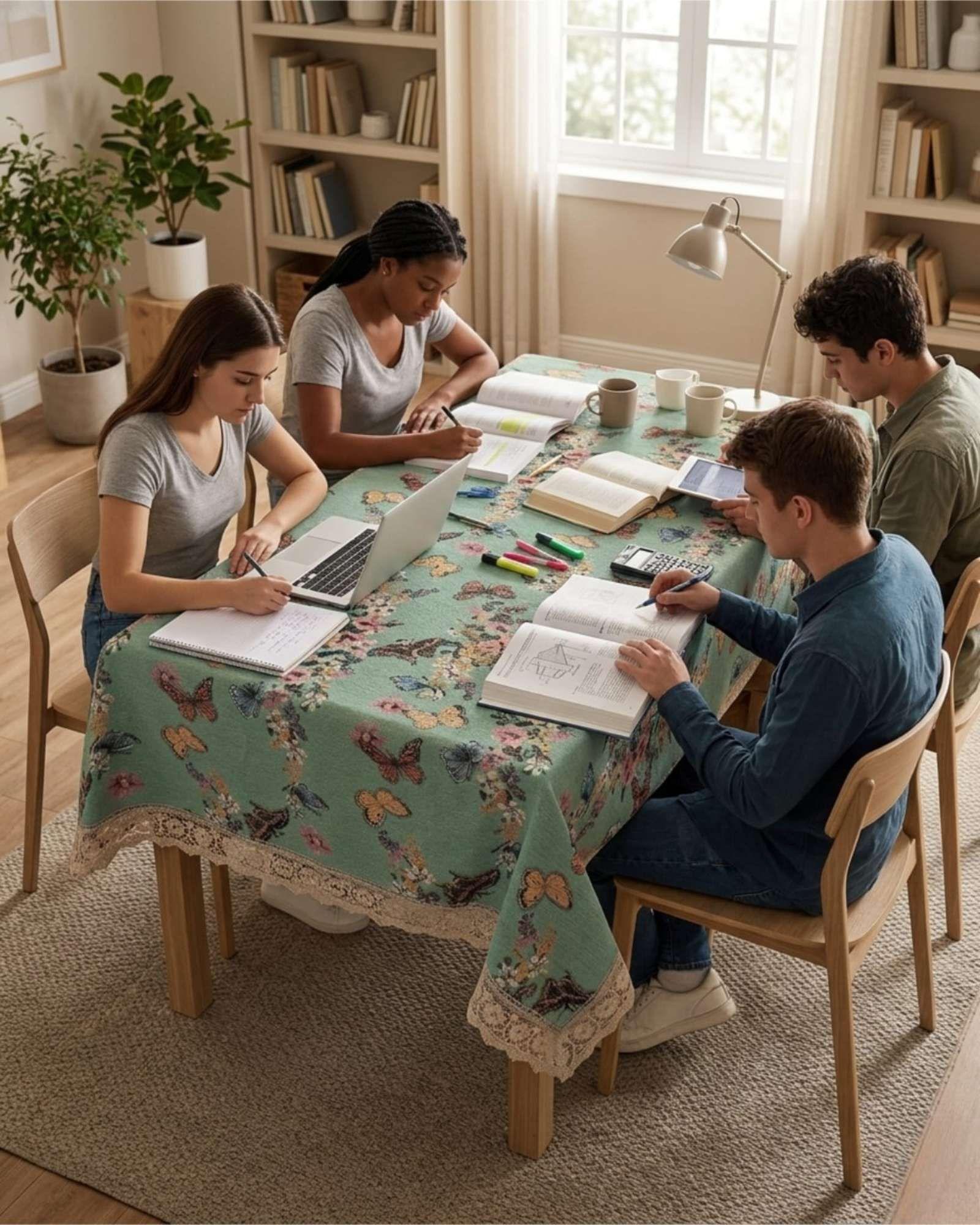 Mantel de Mesa de 120x220cm Estilo Bohemio Moderno m6-4