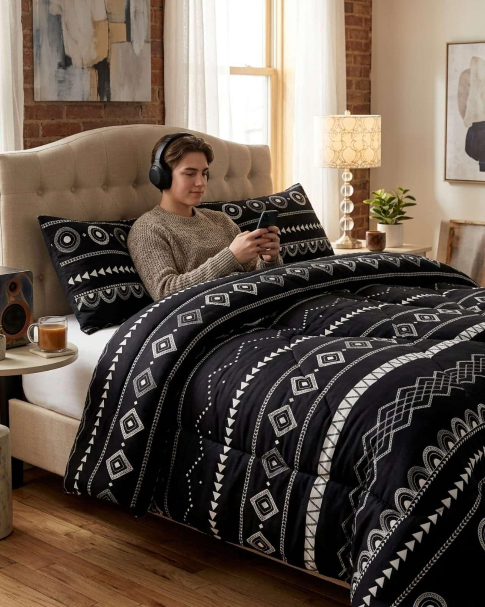 Plumón Térmico 2 Plazas Plush y Chiporro Extra Cálido Invierno A23-4