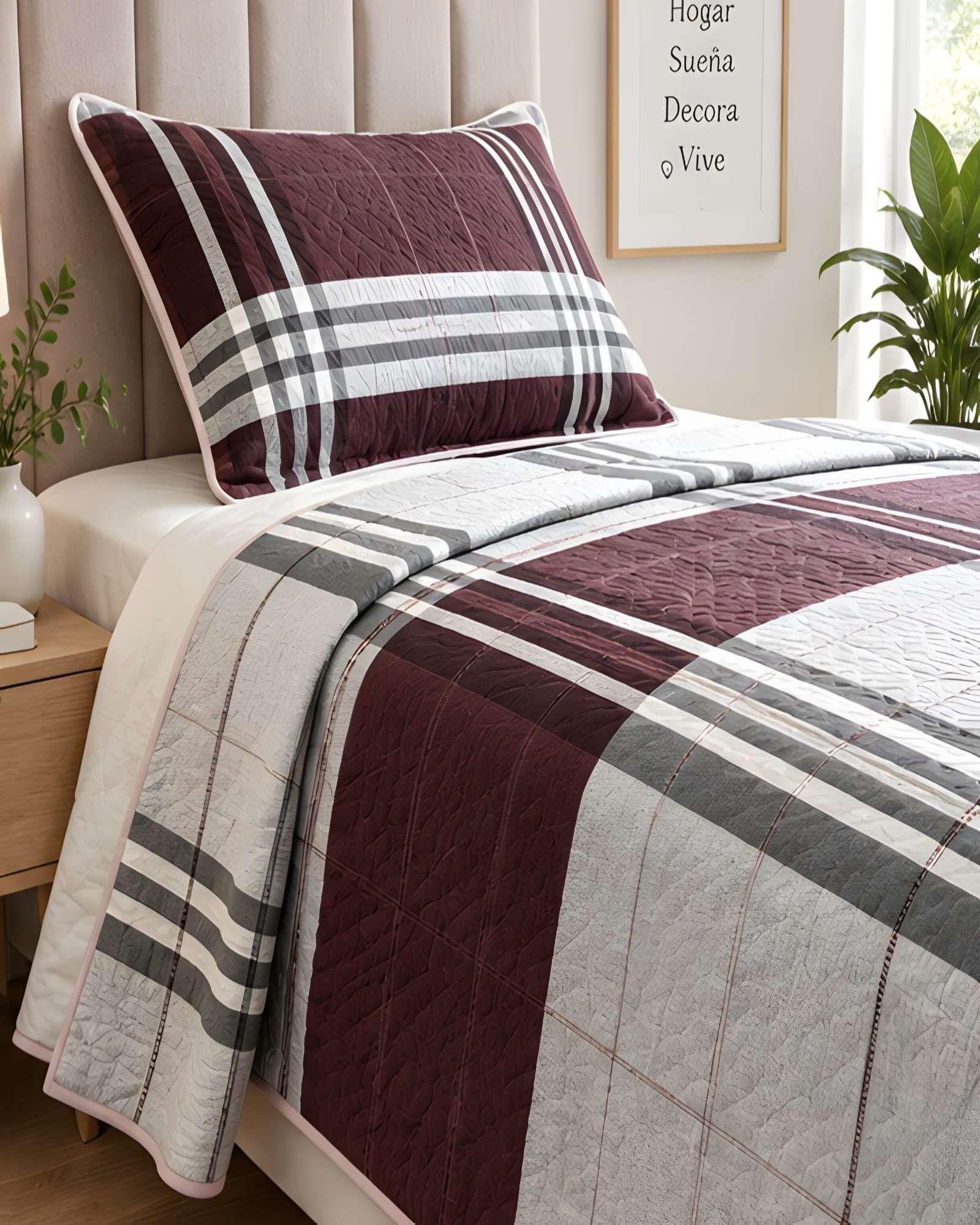 Quilt 1.5 Plazas 180x230 cm + Funda de Almohada-4