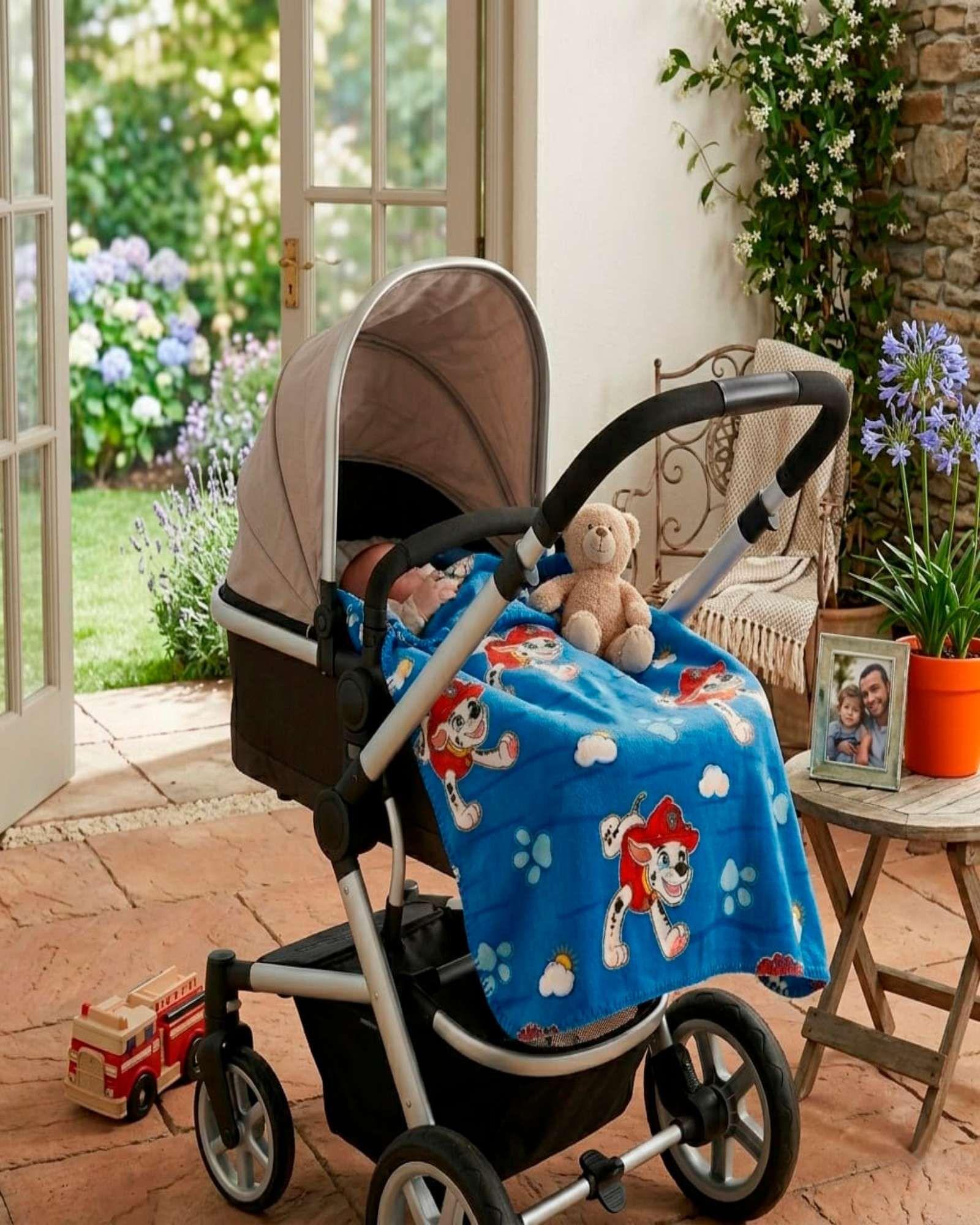 Manta Estampada Ultra Suave Infantil de 127x152cm de Paw Patrol m1-2