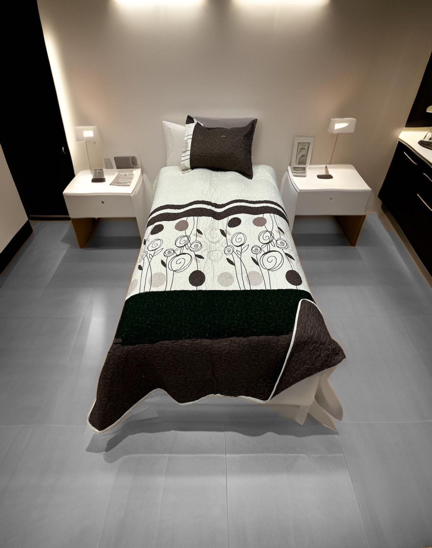 QUILT CUBRECAMA PRIMAVERA VERANO PLAZA Y MEDIA *010-2