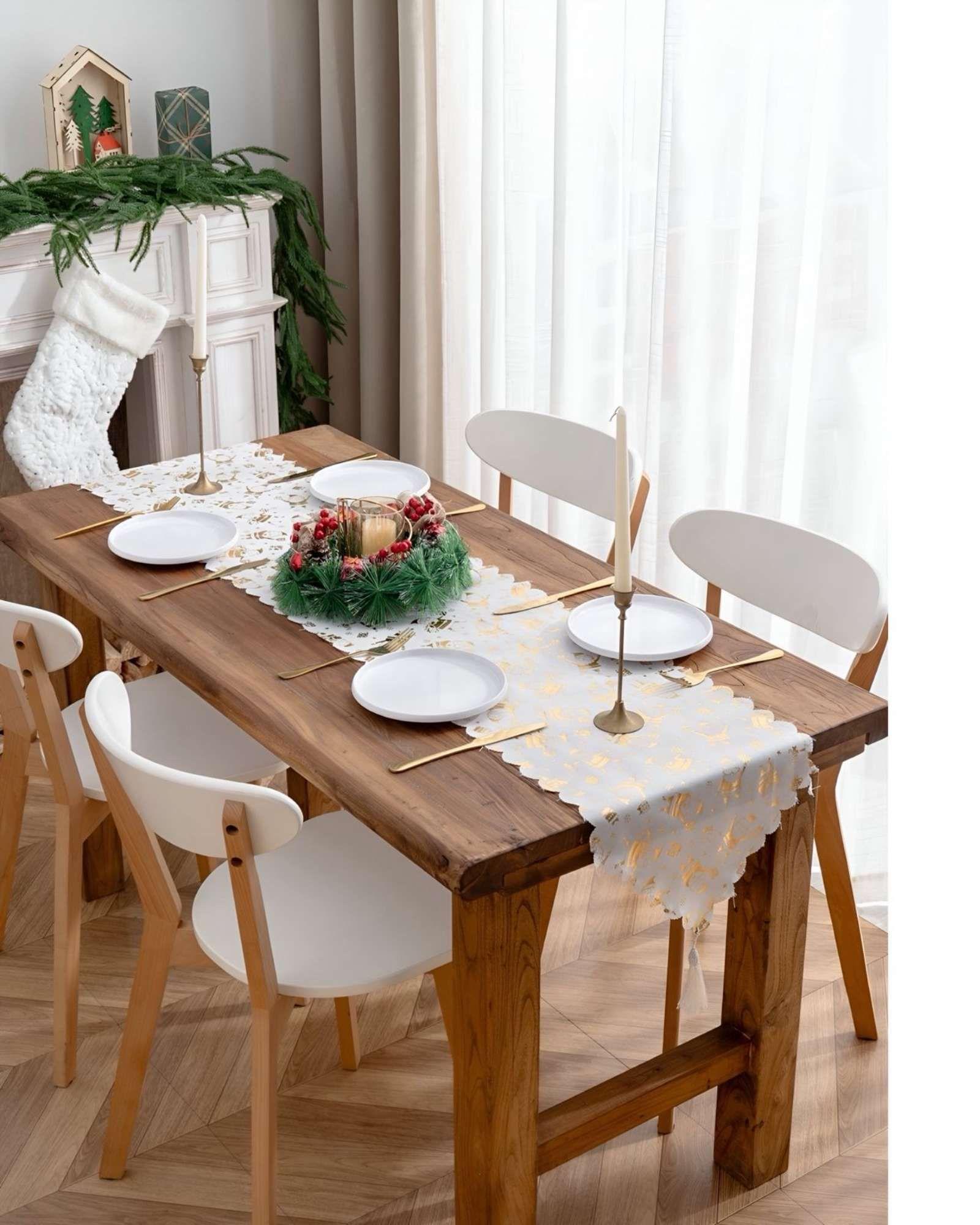 Mantel Camino de mesa diseño navidad 30 x 180 cm 01-3