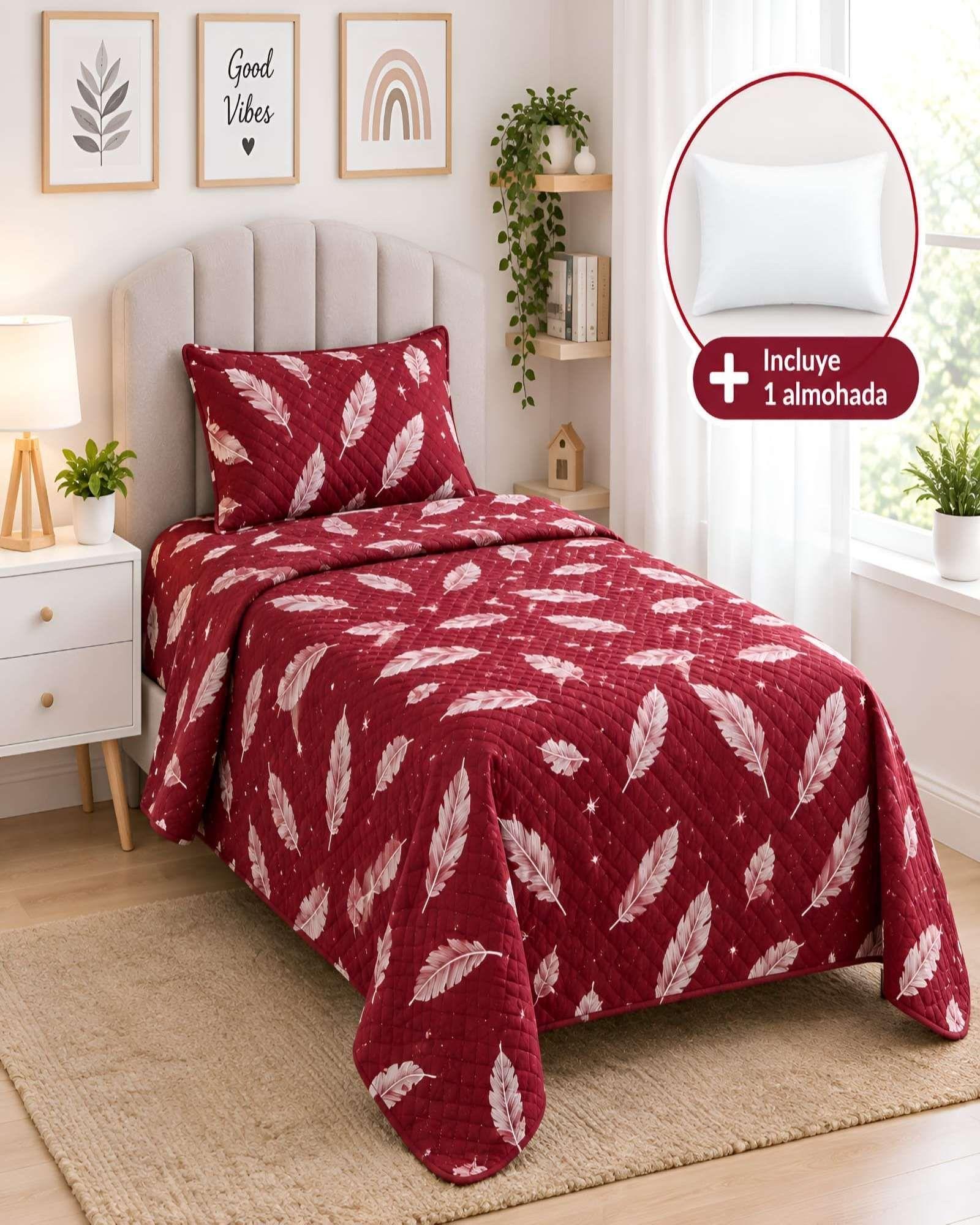 Quilt 1.5 Plazas 180x230 cm + Funda de Almohada-5