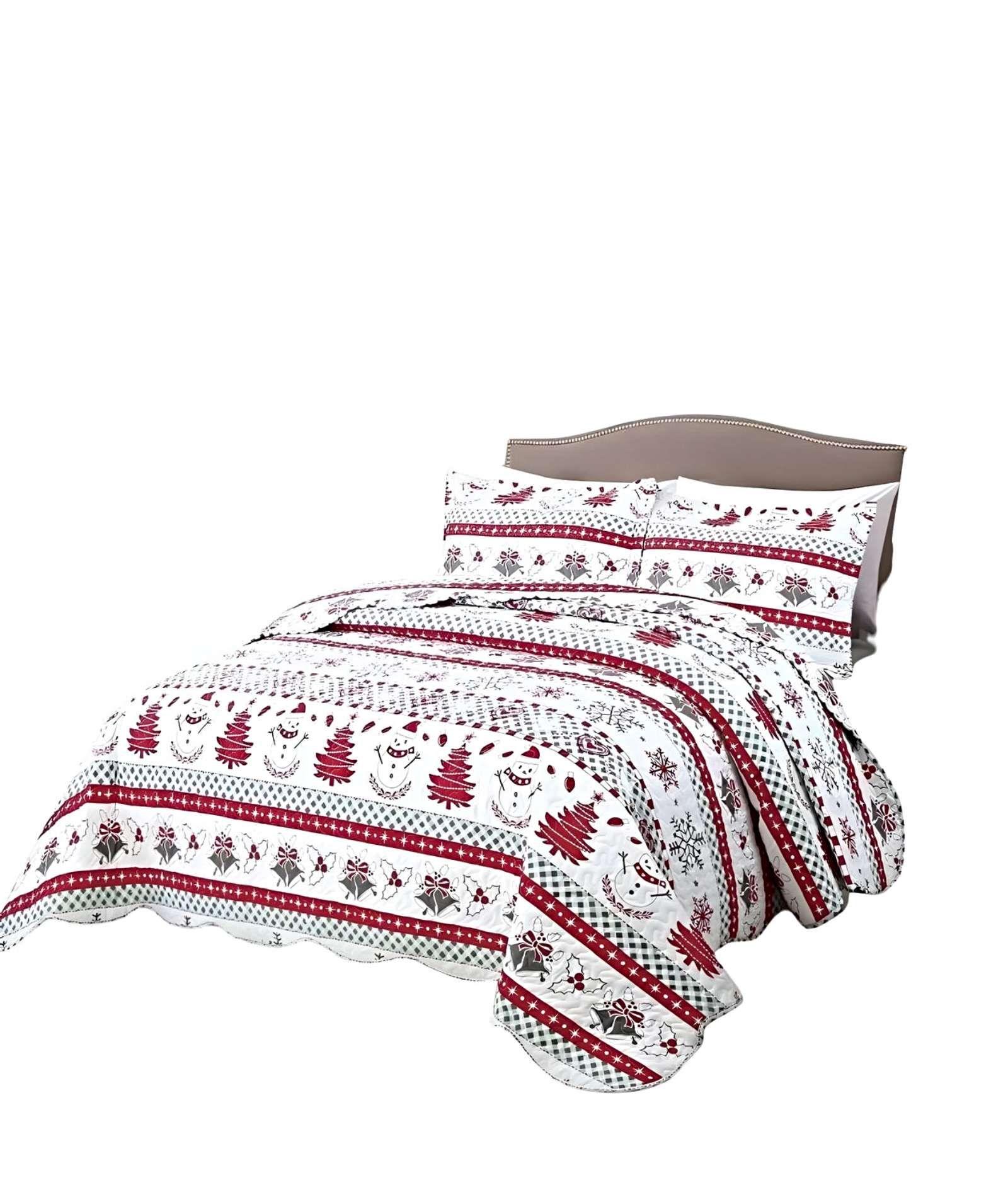 CUBRECAMA COLCHA QUILT DE VERANO 2 PLAZAS A36-1