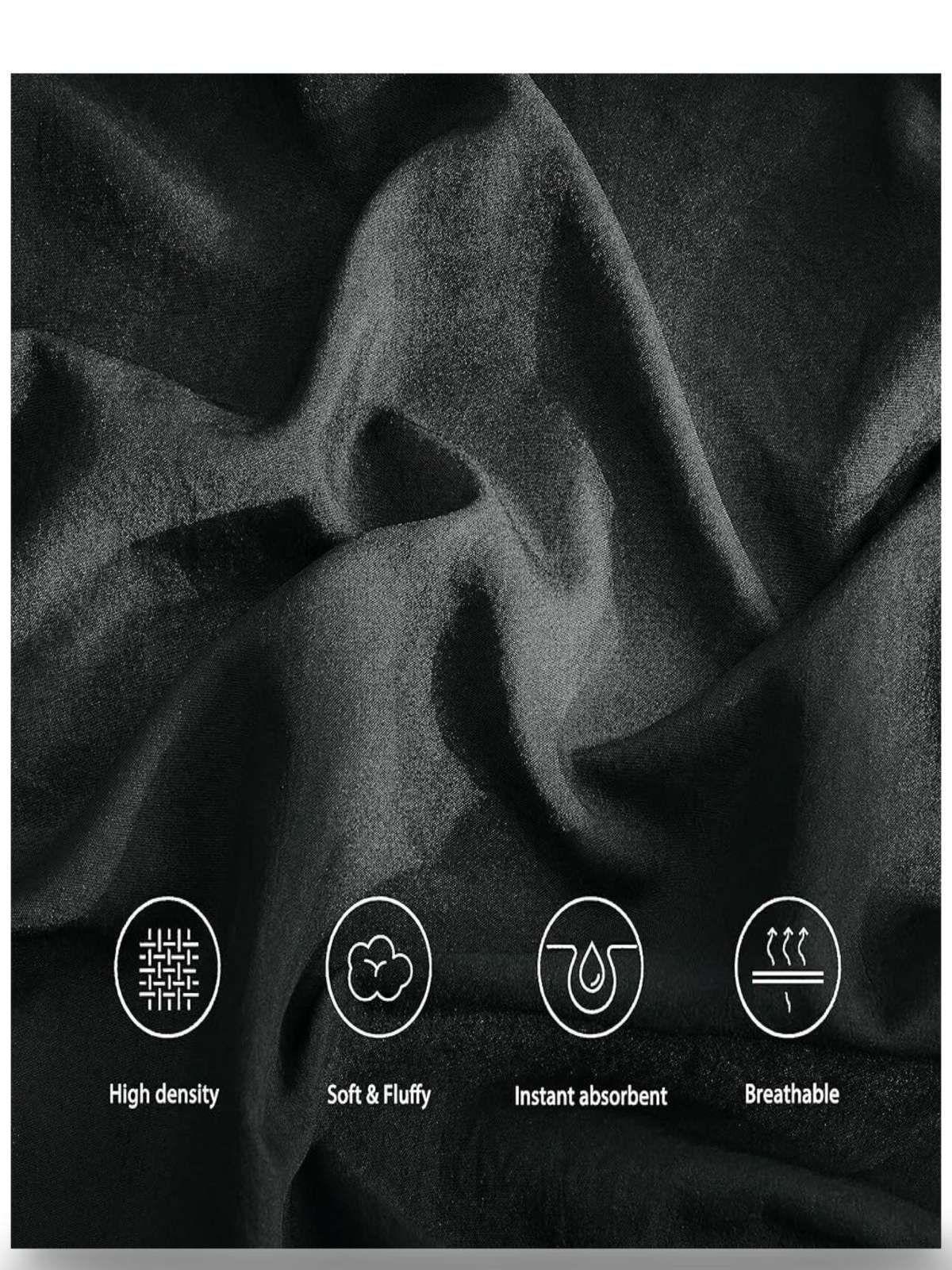 JUEGO DE SABANAS 210 HILOS DORAL PLAZA Y MEDIA NEGRO-4